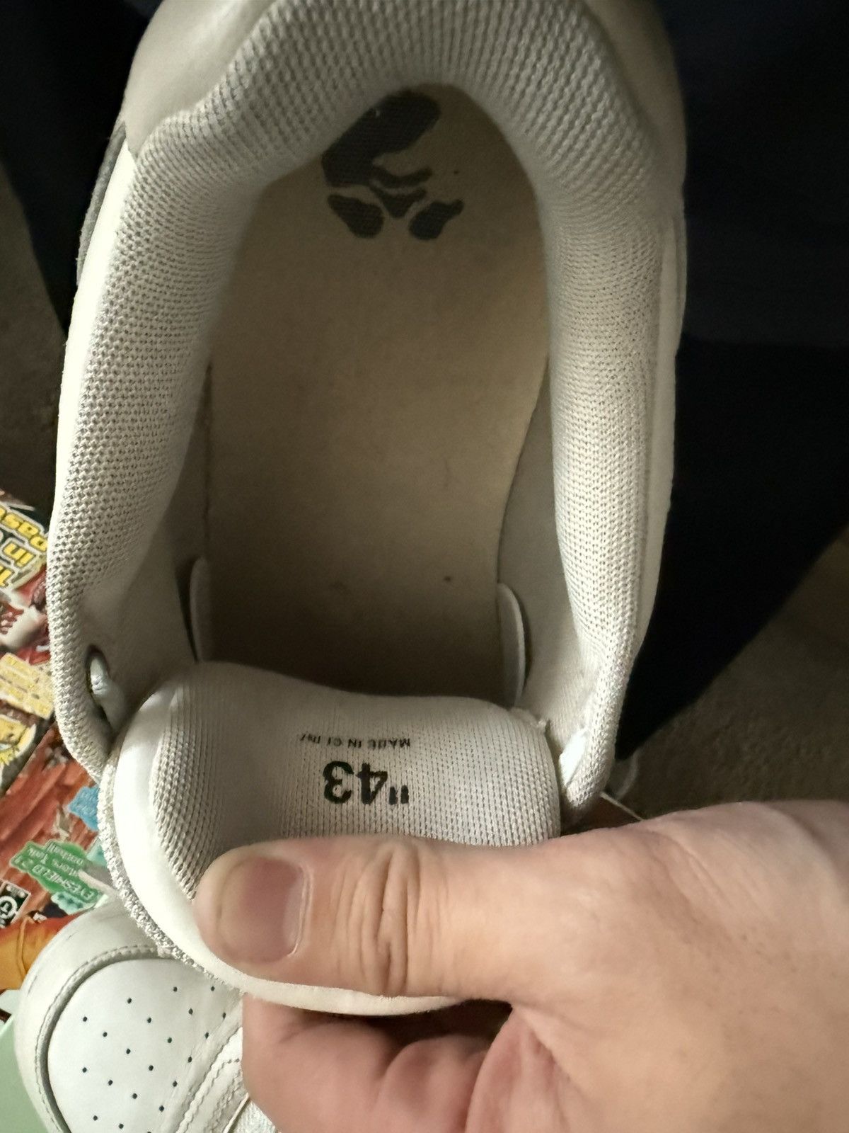 Off-White OFF-WHITE OUT OF OFFICE CREAM SNEAKERS w/ BOX Size US 10 / EU 43 - 10 Thumbnail
