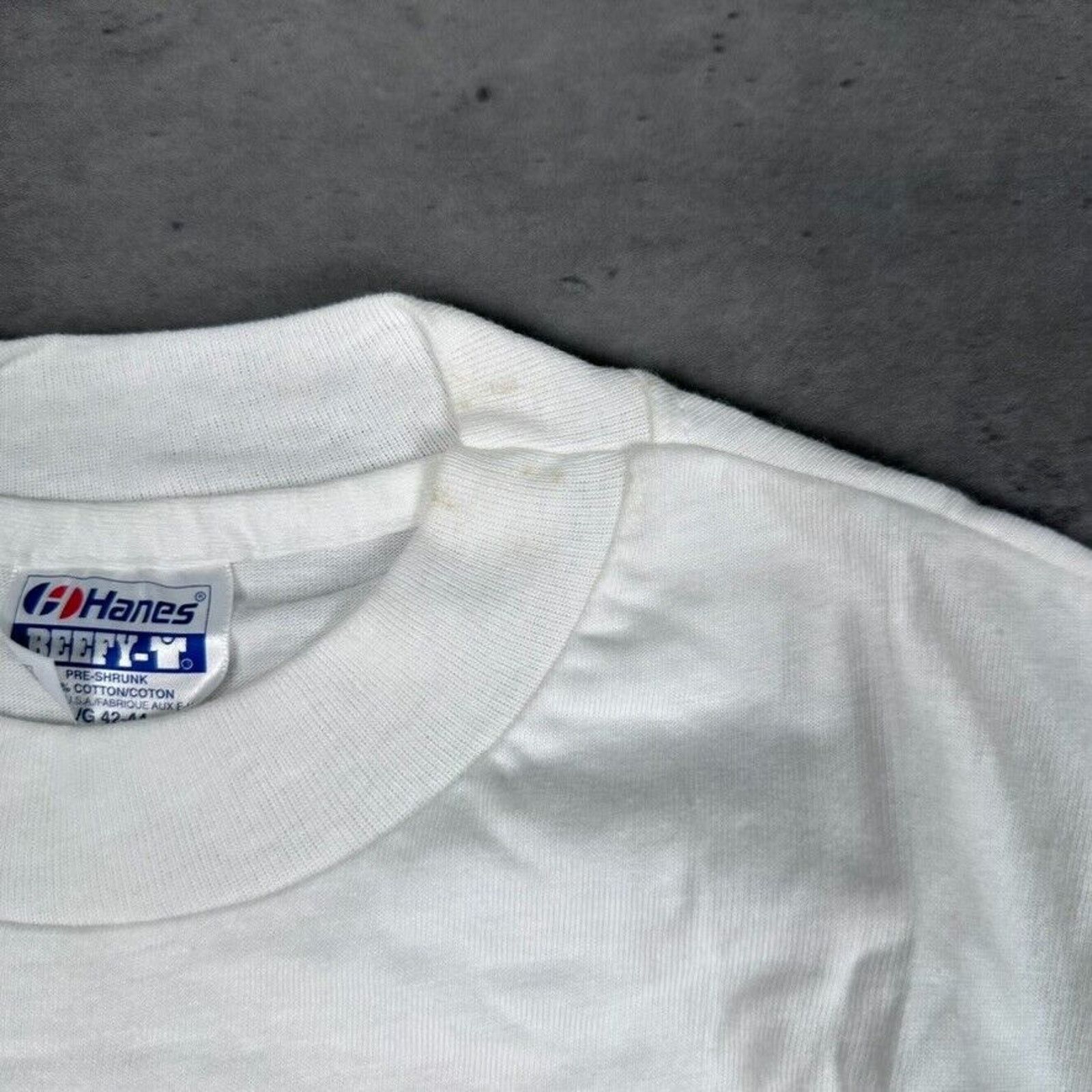 Hanes Vintage I Got Stoned Country Western Bar Illinois Shirt Size US L / EU 52-54 / 3 - 3 Thumbnail