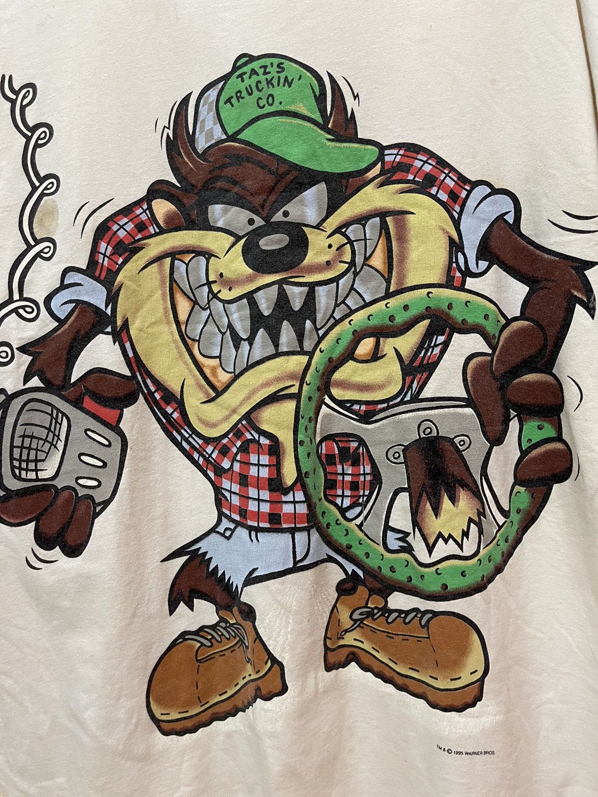 Vintage Vintage 90’s Tazmania Warner Bros Tee Size US L / EU 52-54 / 3 - 2 Thumbnail