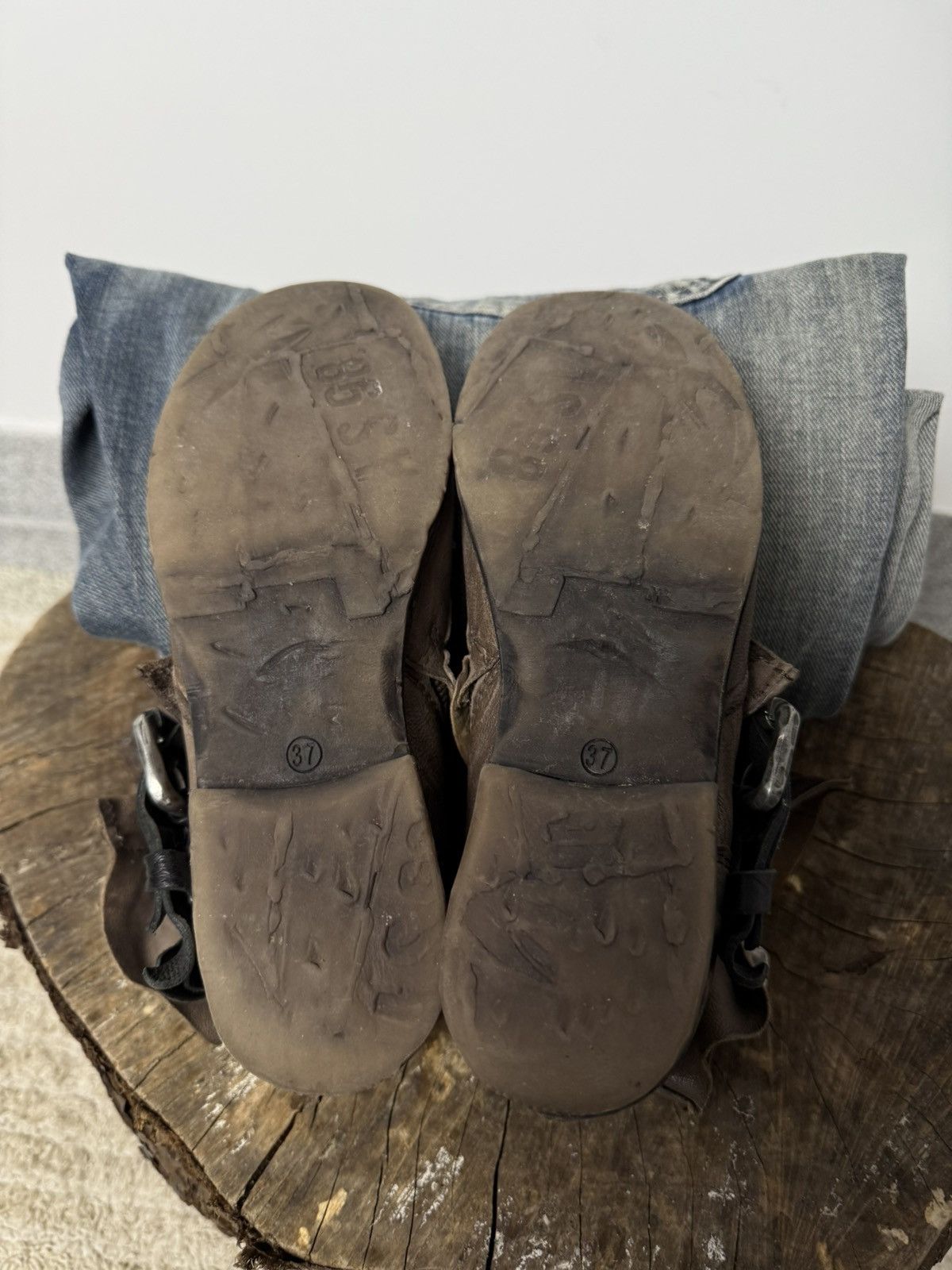 A.S.98 A.S. 98 Airstep Leather Boots Dirk Bikkembergs Style Size US 5 / EU 37 - 10 Thumbnail