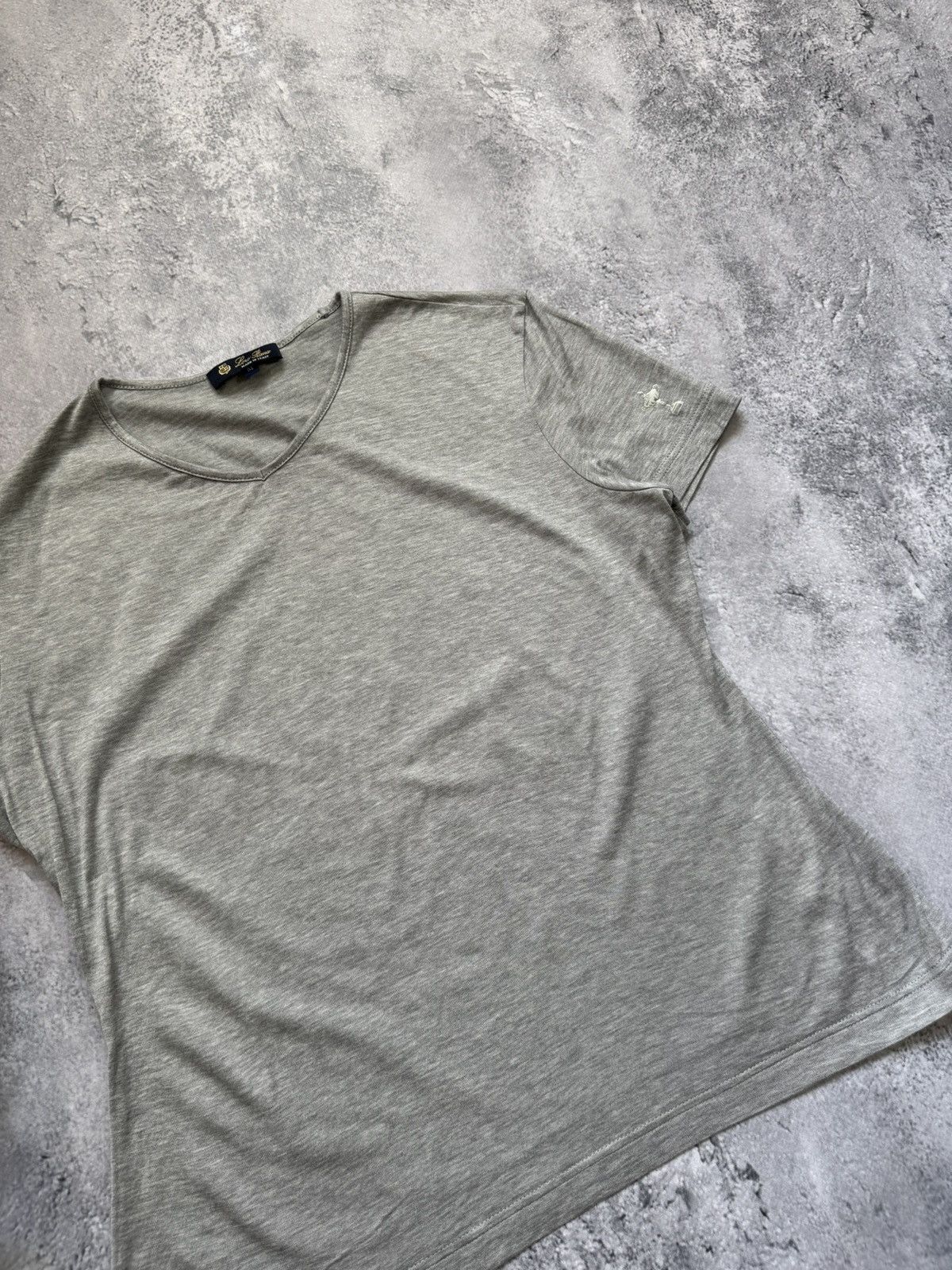 Loro Piana Loro Piana Grey Women Cotton T-Shirt Size M Size M / US 6-8 / IT 42-44 - 3 Thumbnail