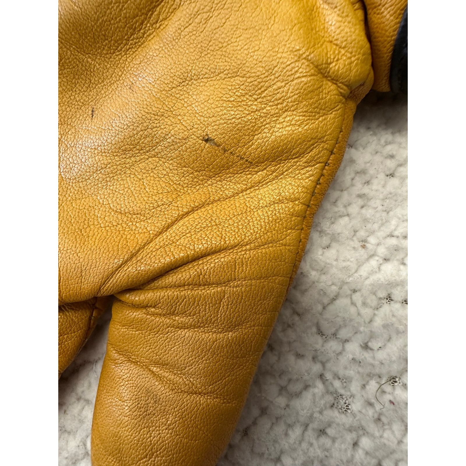 Filson Filson Mens Goat Leather Gloves Merino Wool Lined Small Size ONE SIZE - 7 Thumbnail