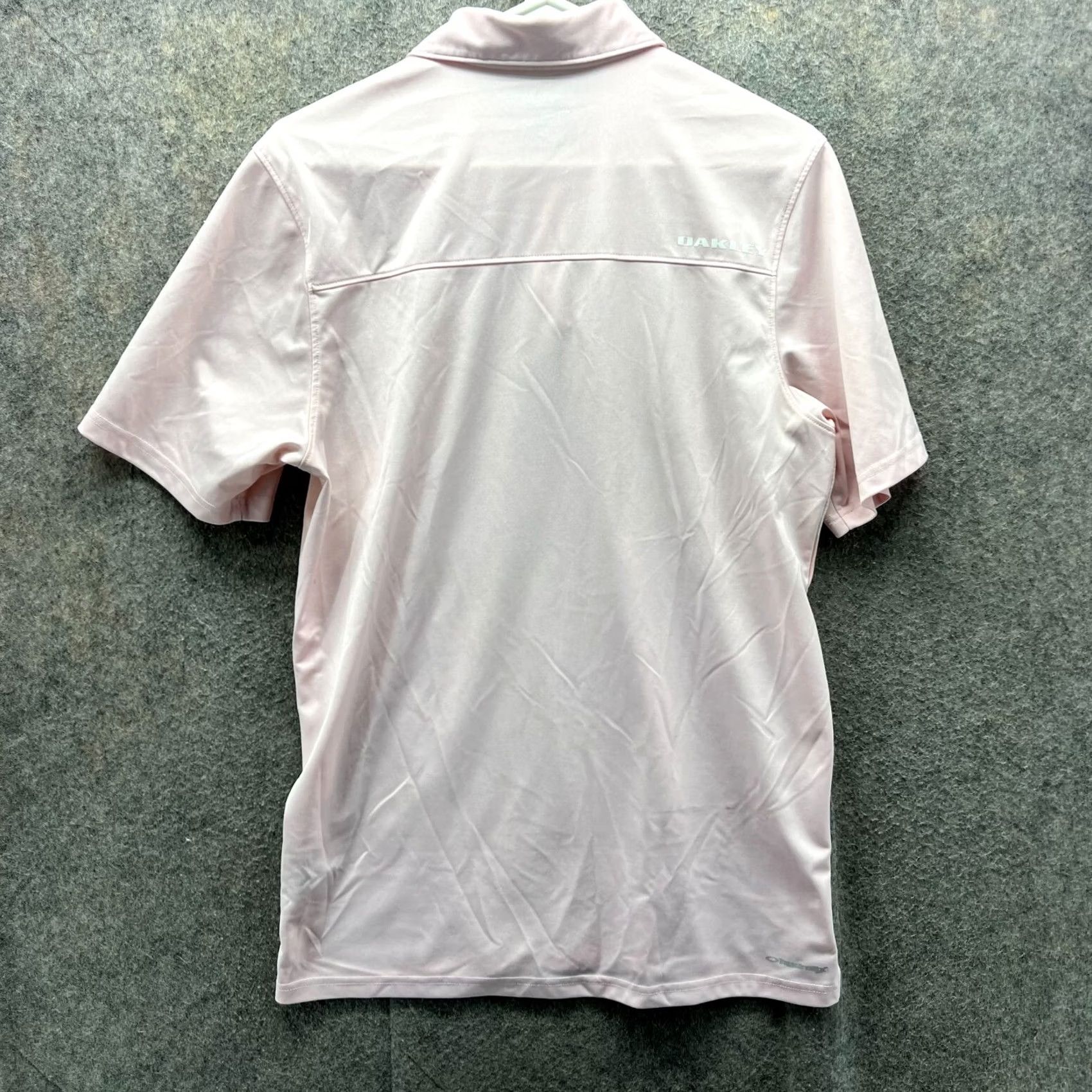 Oakley VINTAGE Oakley Polo Shirt Mens Small Pastel Pink Preppy Performance Polyester Golf Size US S / EU 44-46 / 1 - 2 Thumbnail