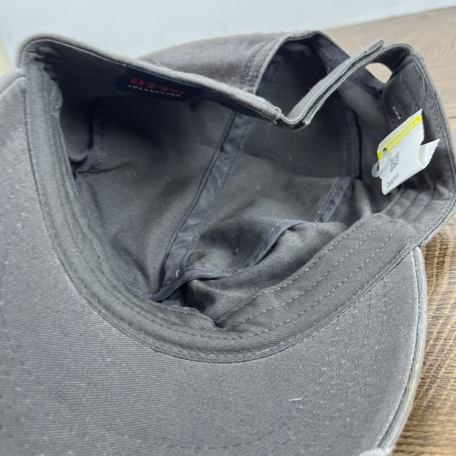 Other Womens Flower Hat Gray Hat Adjustable Hat Gray Adult Hat Size ONE SIZE - 13 Thumbnail