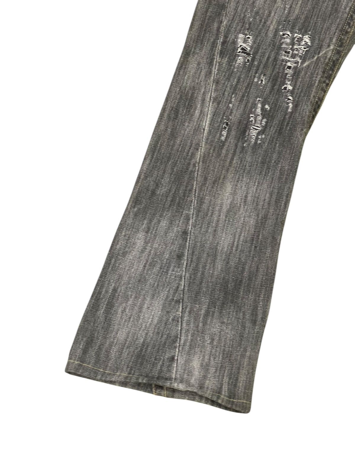 Japanese Brand Flare Jeans Dominate Faded Distress Boot Cut 1🟦1 Size US 30 / EU 46 - 5 Thumbnail