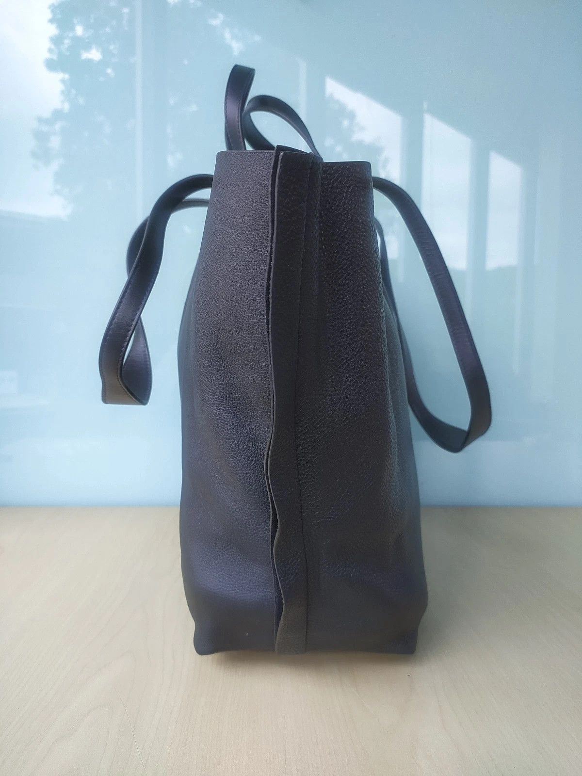 Allsaints AllSaints Phoenix Ew Leather Tote Bag FTP - 8055 Size ONE SIZE - 5 Thumbnail
