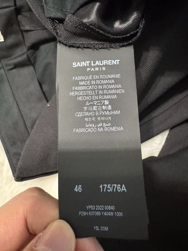 Saint Laurent Paris Saint Laurent Paris Saint Laurent Men's Dress Pants with T Size US 44 / EU 60 - 5 Thumbnail