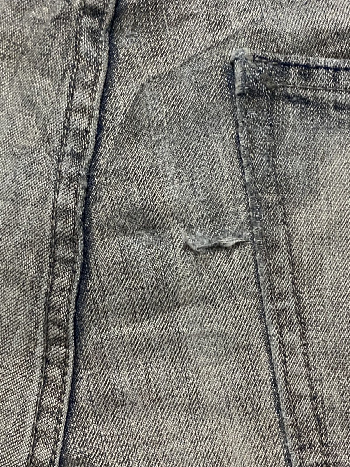 Gap × Yeezy Vintage Gap Cargo Denim Distressed Loose Jeans Size US 31 - 10 Thumbnail