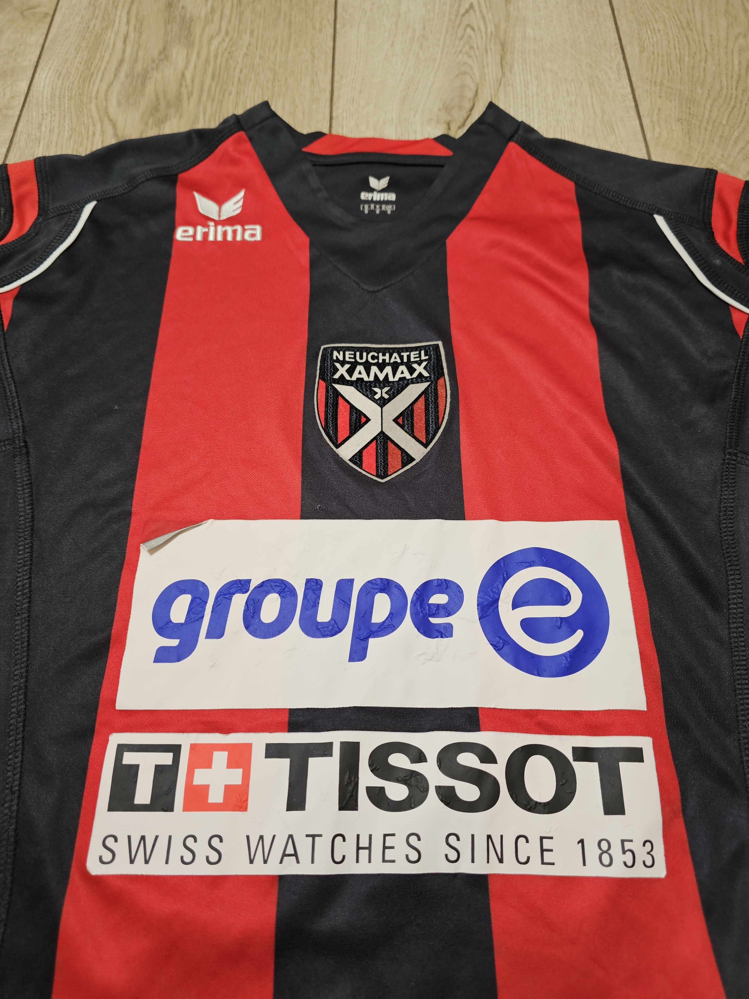 All Sport NEUCHATEL XAMAX 2008 2009 HOME FOOTBALL SHIRT SOCCER JERSEY Size US S / EU 44-46 / 1 - 3 Thumbnail