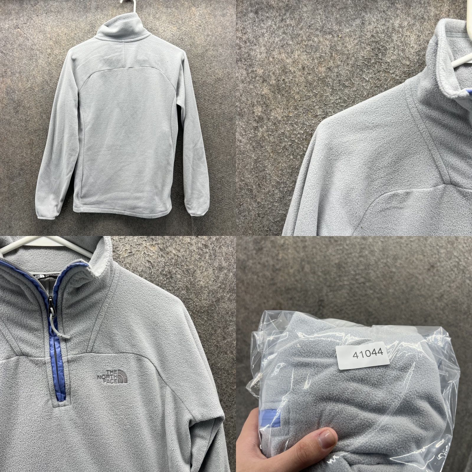The North Face The North Face Fleece Jacket Womens Small Gray 1/4 Zip Pullover Outdoor Denali Size S / US 4 / IT 40 - 8 Thumbnail