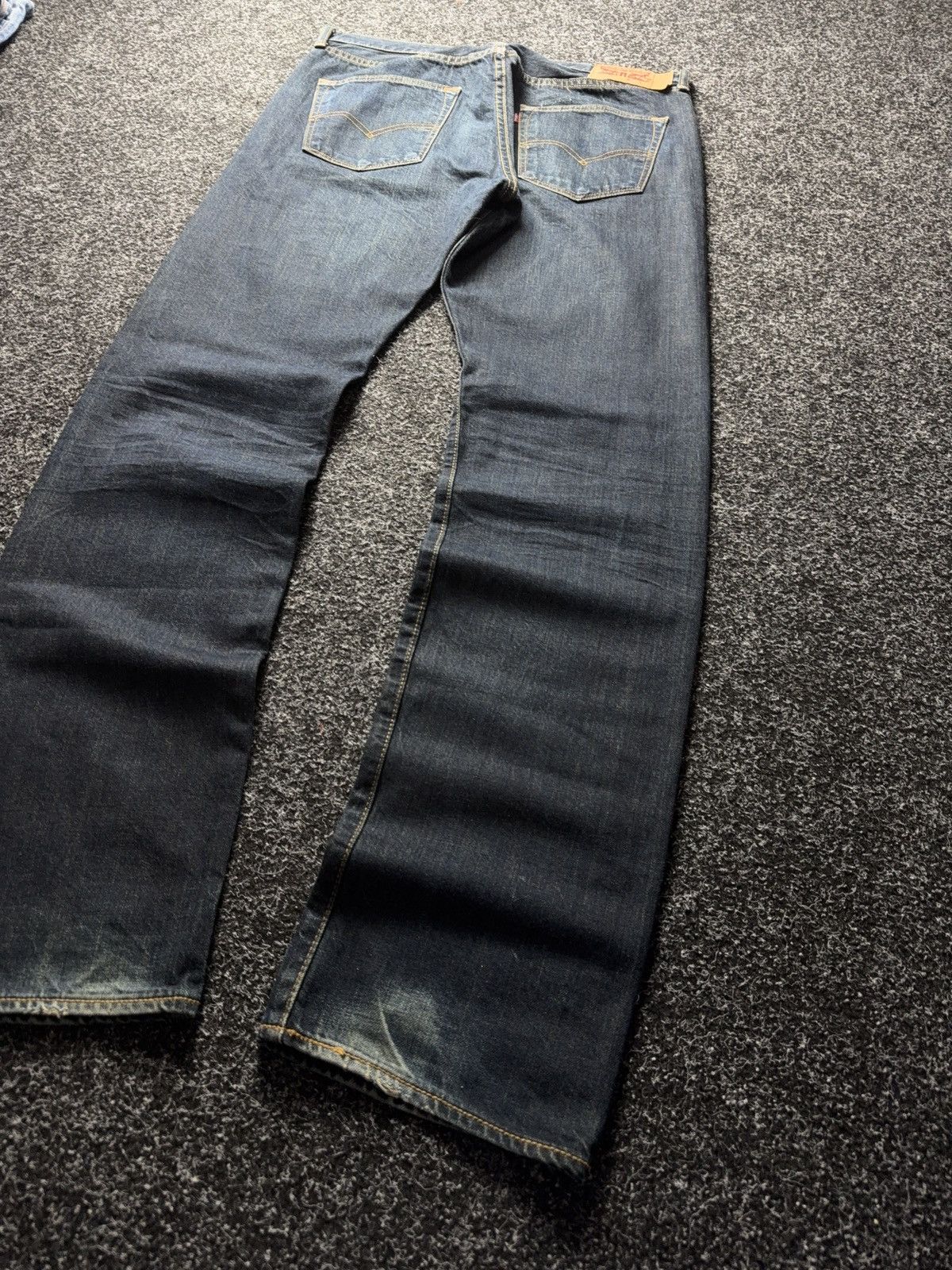 Levi's 00s Y2K USA Levi’s 501 Dark Wash Straight Leg Jeans W34 Size US 34 / EU 50 - 8 Thumbnail