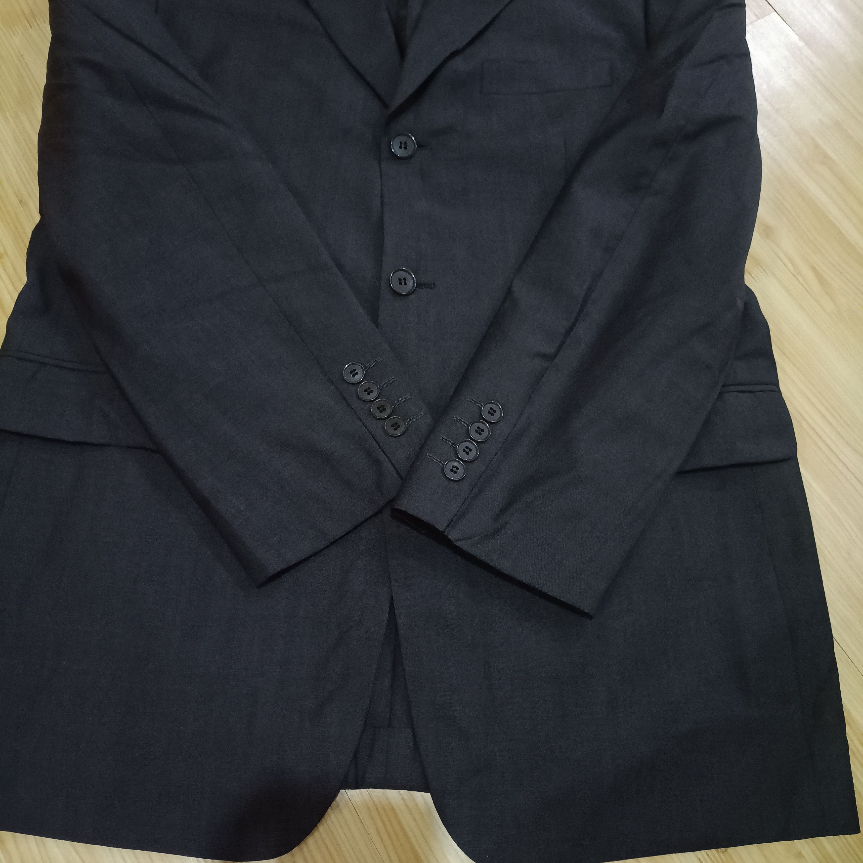 Balenciaga Balenciaga 3 Button suit Blazer Jacket Size US L / EU 52-54 / 3 - 3 Thumbnail