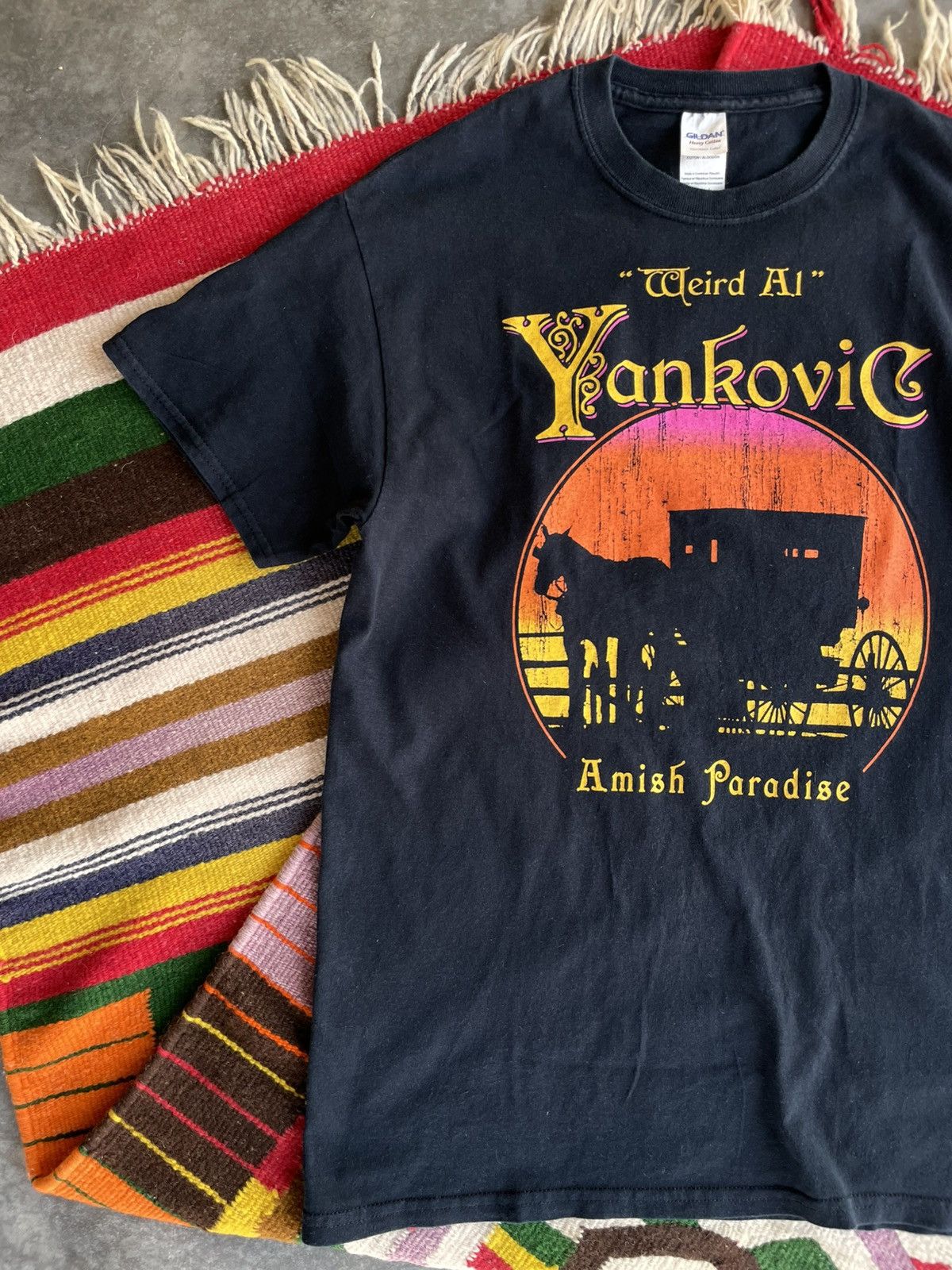 Band Tees VTG 00s Weird Al Yankovic - Amish Paradise Size US M / EU 48-50 / 2 - 2 Thumbnail