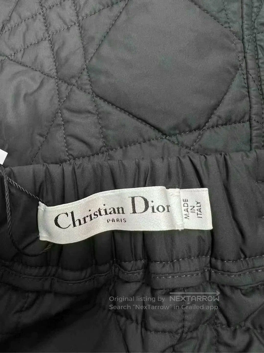Dior dior black quilted mini skirt. Size 37" - 3 Thumbnail