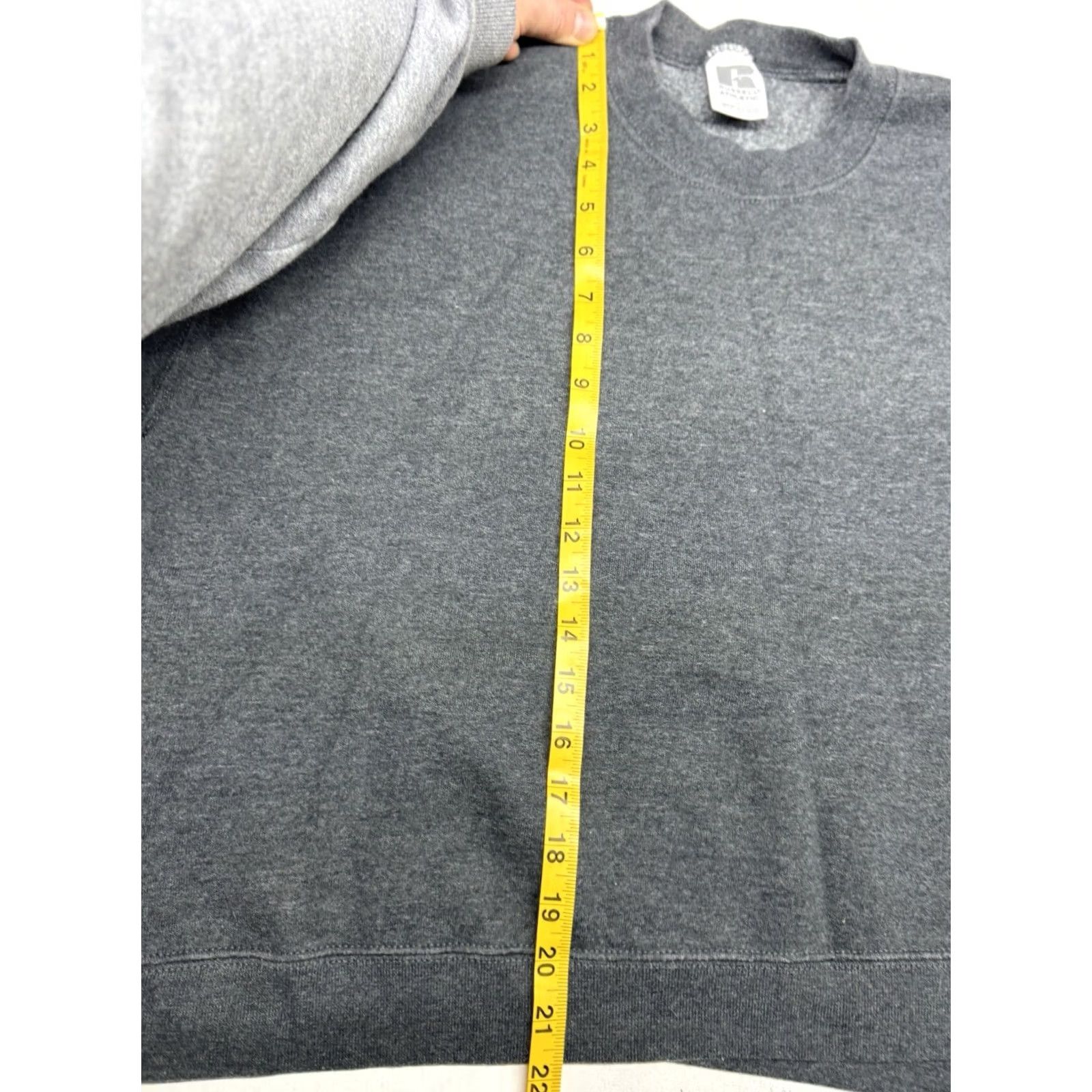 Russell Athletic VINTAGE Russell Athletic Premier Crewneck Sweatshirt Gray Boxy Mens L Sweatshirt Size US L / EU 52-54 / 3 - 5 Thumbnail
