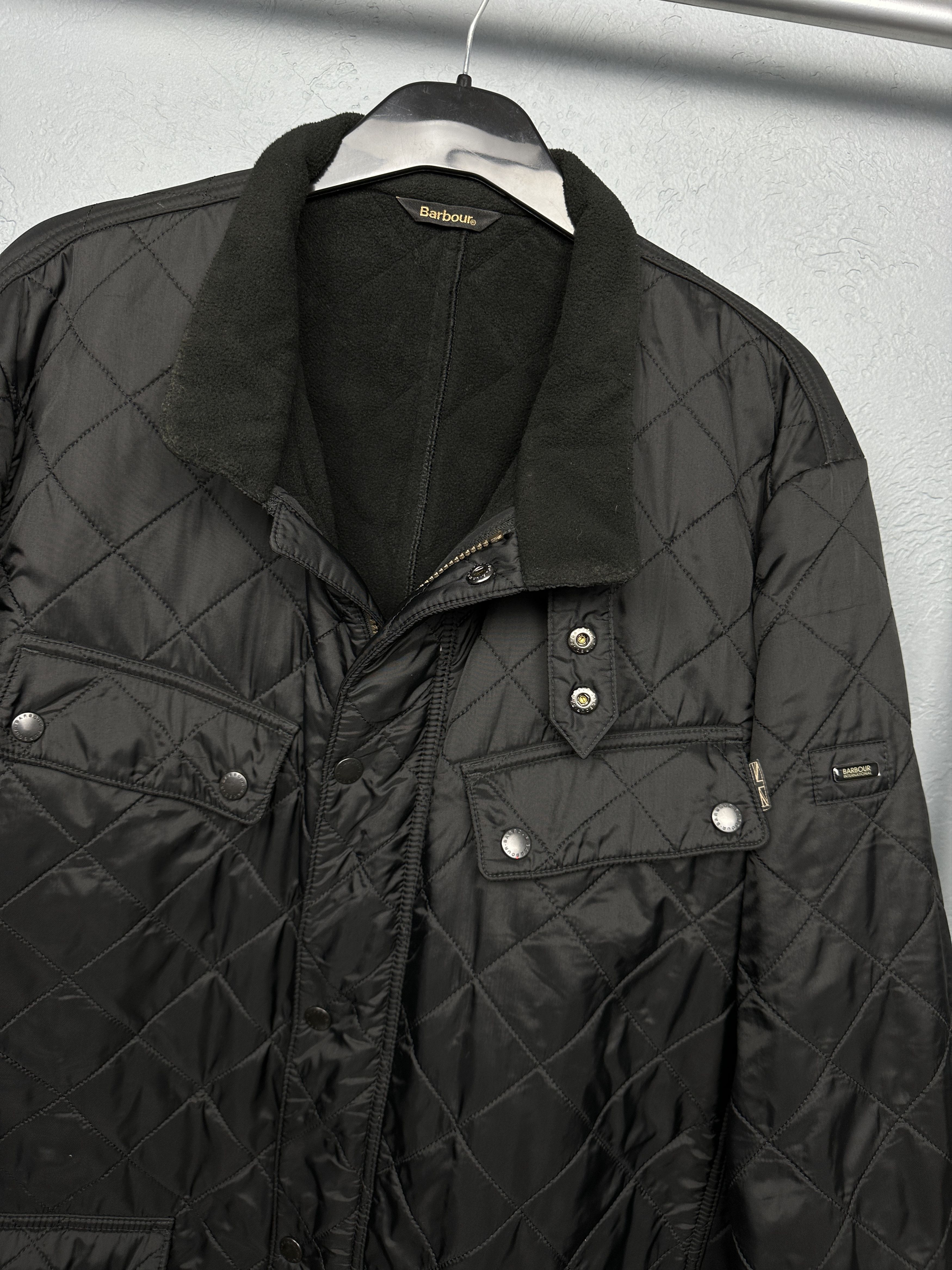 Barbour Barbour International Mens Ariel Polarquilt Quilted Jacket Size US XXL / EU 58 / 5 - 2 Thumbnail