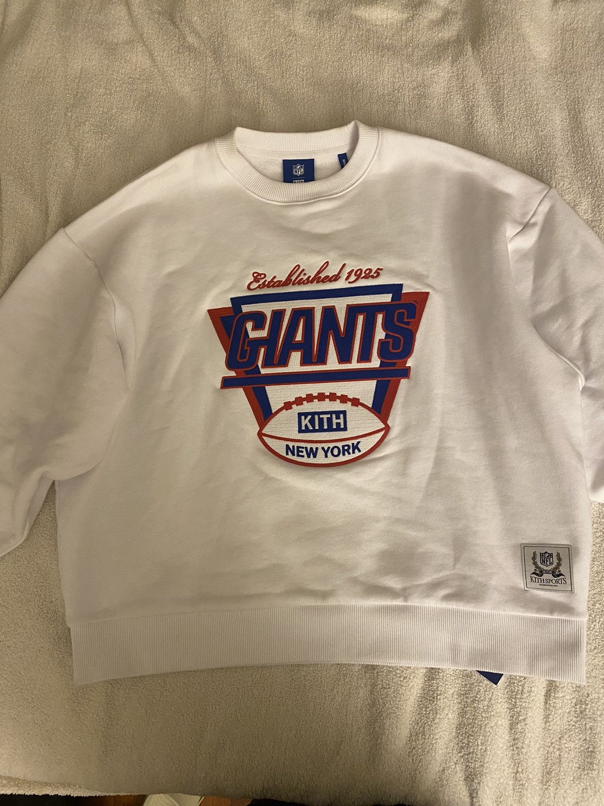 Kith × NFL KITH FOR THE NFL: GIANTS 1925 NELSON CREWNECK - L Size US L / EU 52-54 / 3 - 7 Thumbnail