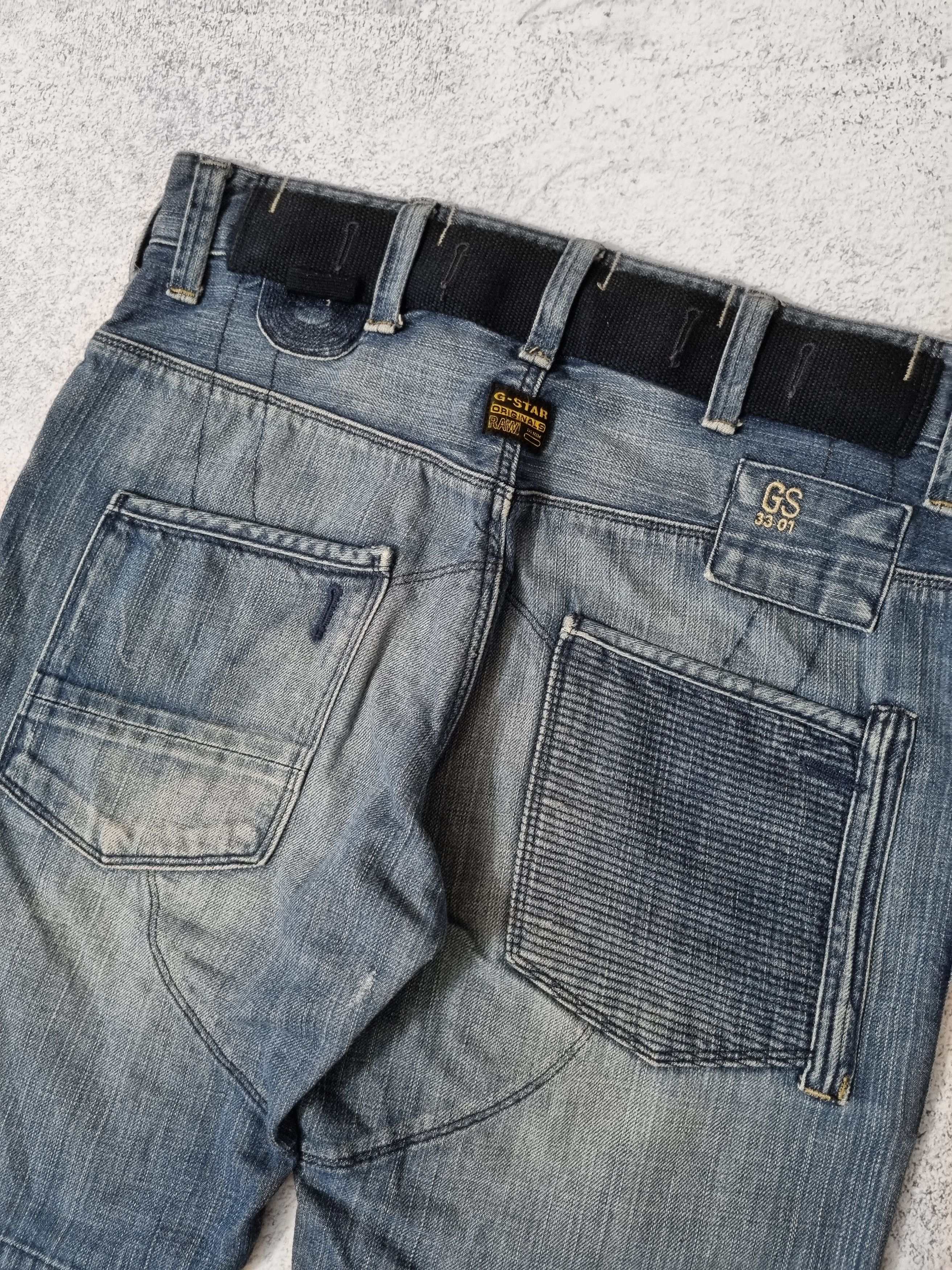 Diesel × G-Star Vintage G-Star Raw Double Knee Jeans Size US 32 / EU 48 - 11 Thumbnail