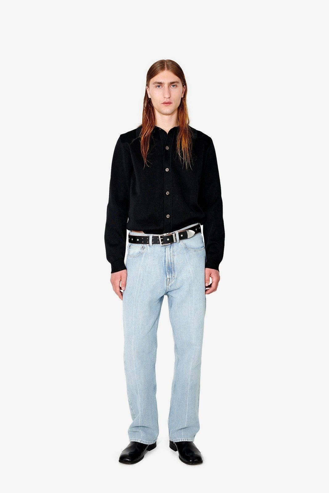 Our Legacy Our Legacy - Bleached Lurex Woof Third Cut Jeans size 