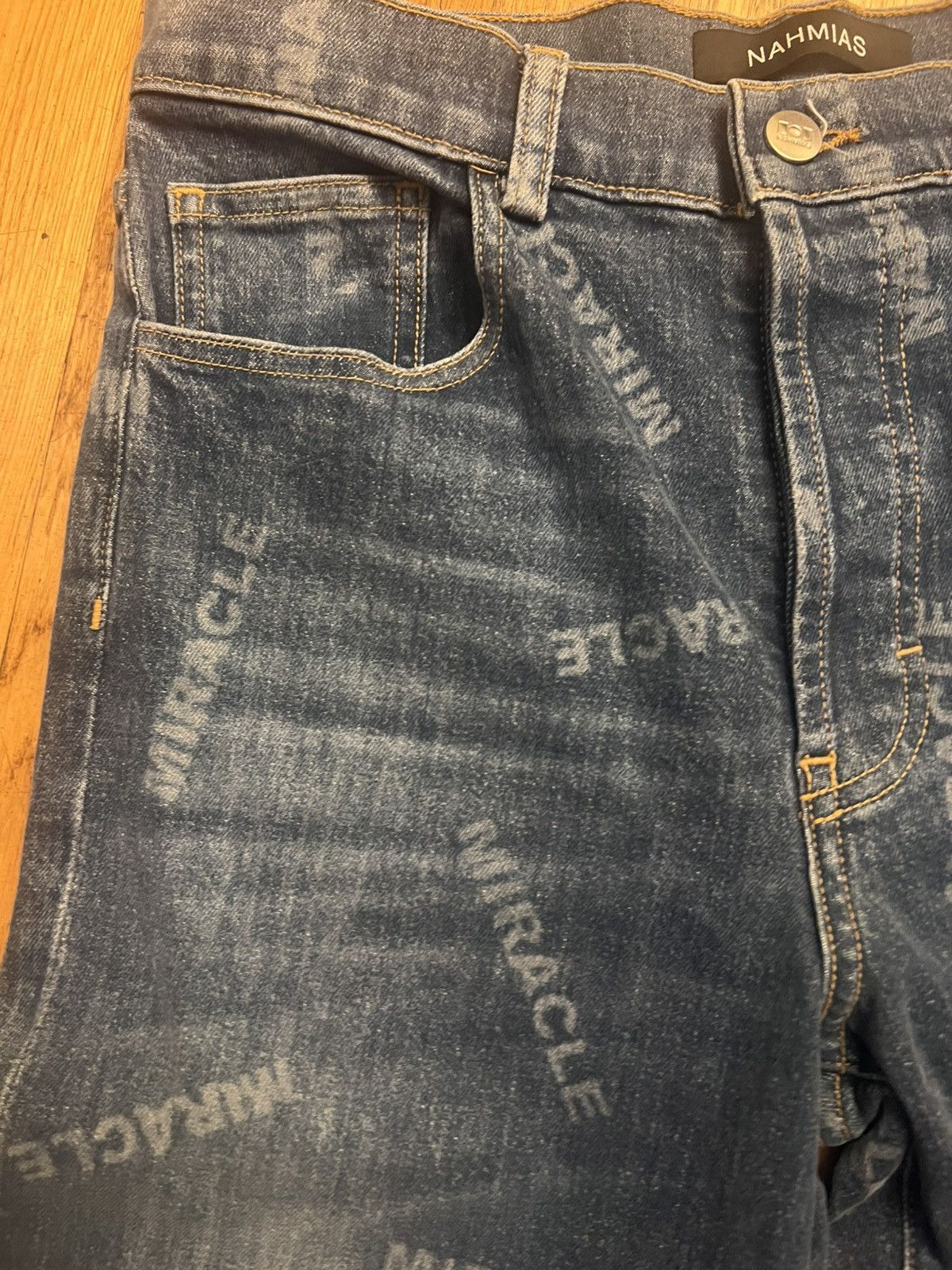 Nahmias Nahmias miracle denim jeans 32x32 Size US 32 / EU 48 - 3 Thumbnail