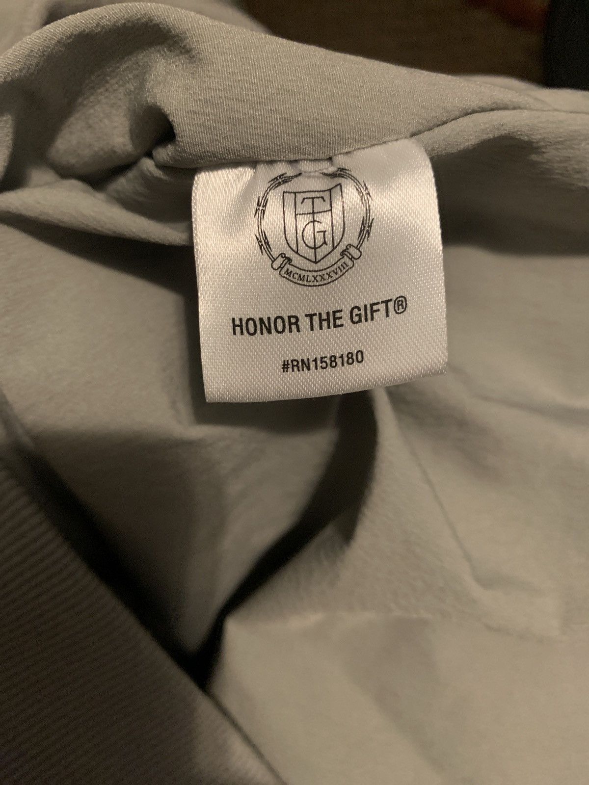 Honor the Gift Honor the Gift Cobalt Puff Hoodie in Stone SS22 Size M Size US M / EU 48-50 / 2 - 8 Thumbnail