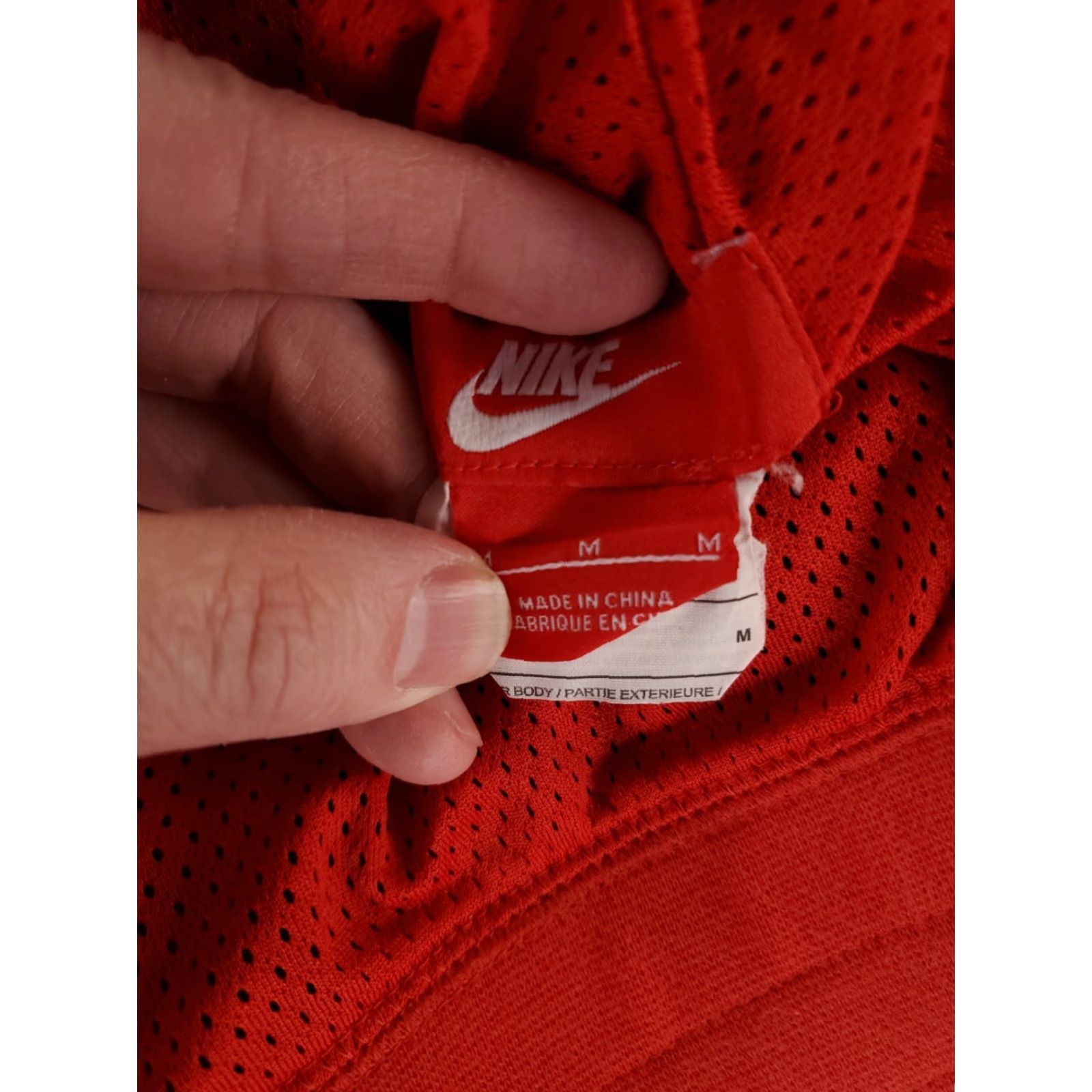 Nike Nike Air Shorts Reversible Basketball Spellout Black Red Mens M Size US 31 - 4 Thumbnail