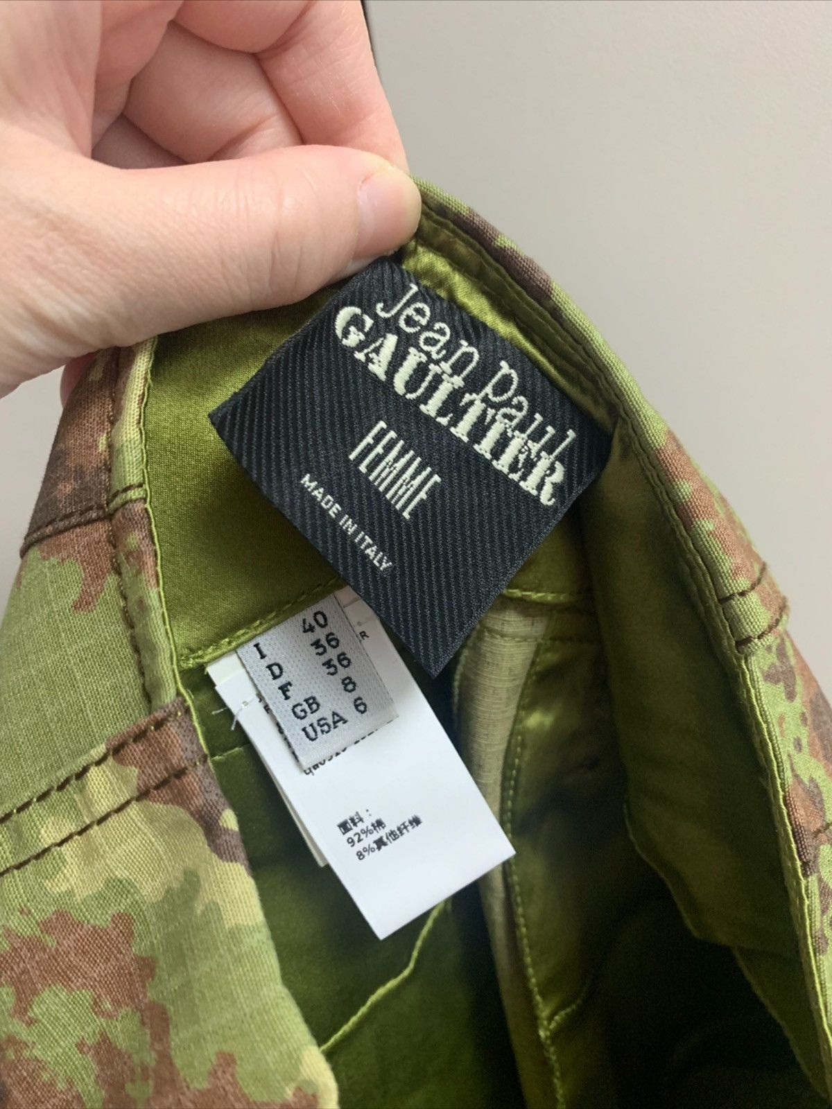 Jean Paul Gaultier Runway camo jeans Size 30" / US 8 / IT 44 - 7 Thumbnail