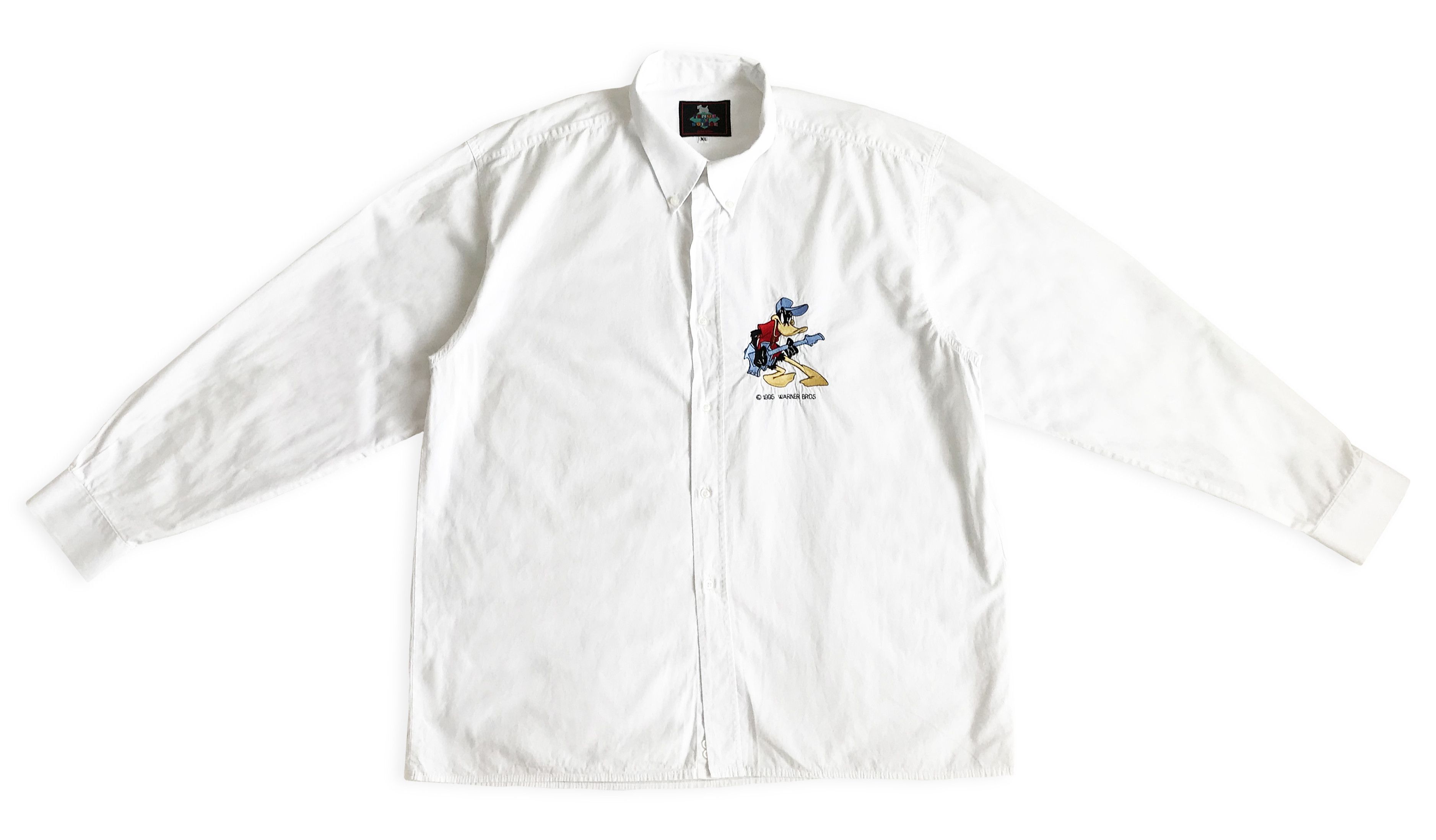 Vintage Vintage 1995 DUFFY DUCK Button down shirt Long sleeve 90s XL Size US XL / EU 56 / 4 - 6 Thumbnail