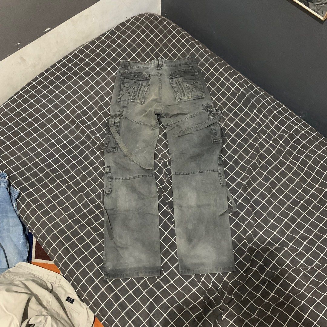20471120 × Beauty Beast × Hysteric Glamour Japanese bondage cargo acid wash beautiful design Size US 32 / EU 48 - 3 Thumbnail