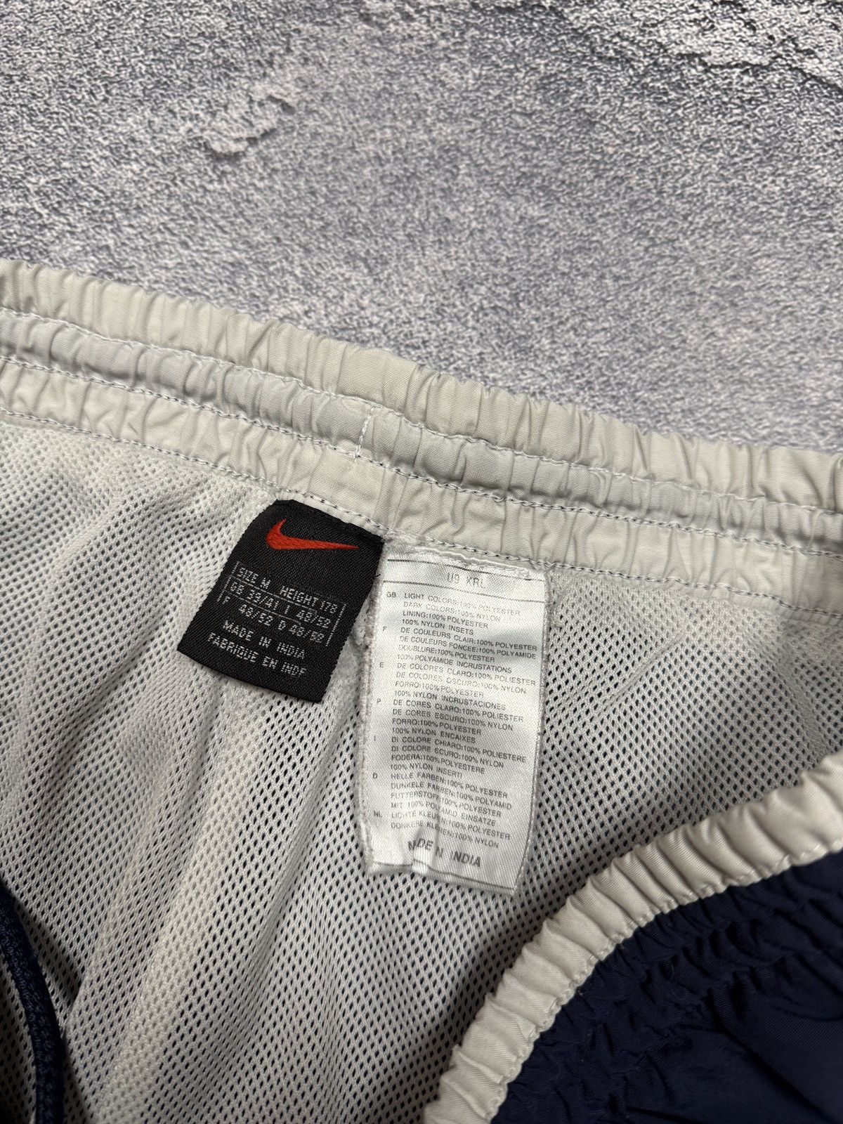 Nike × Vintage Vintage Nike Pants Embroidered Nylon Drill Pants Joggers Y2K Size US 33 - 6 Thumbnail