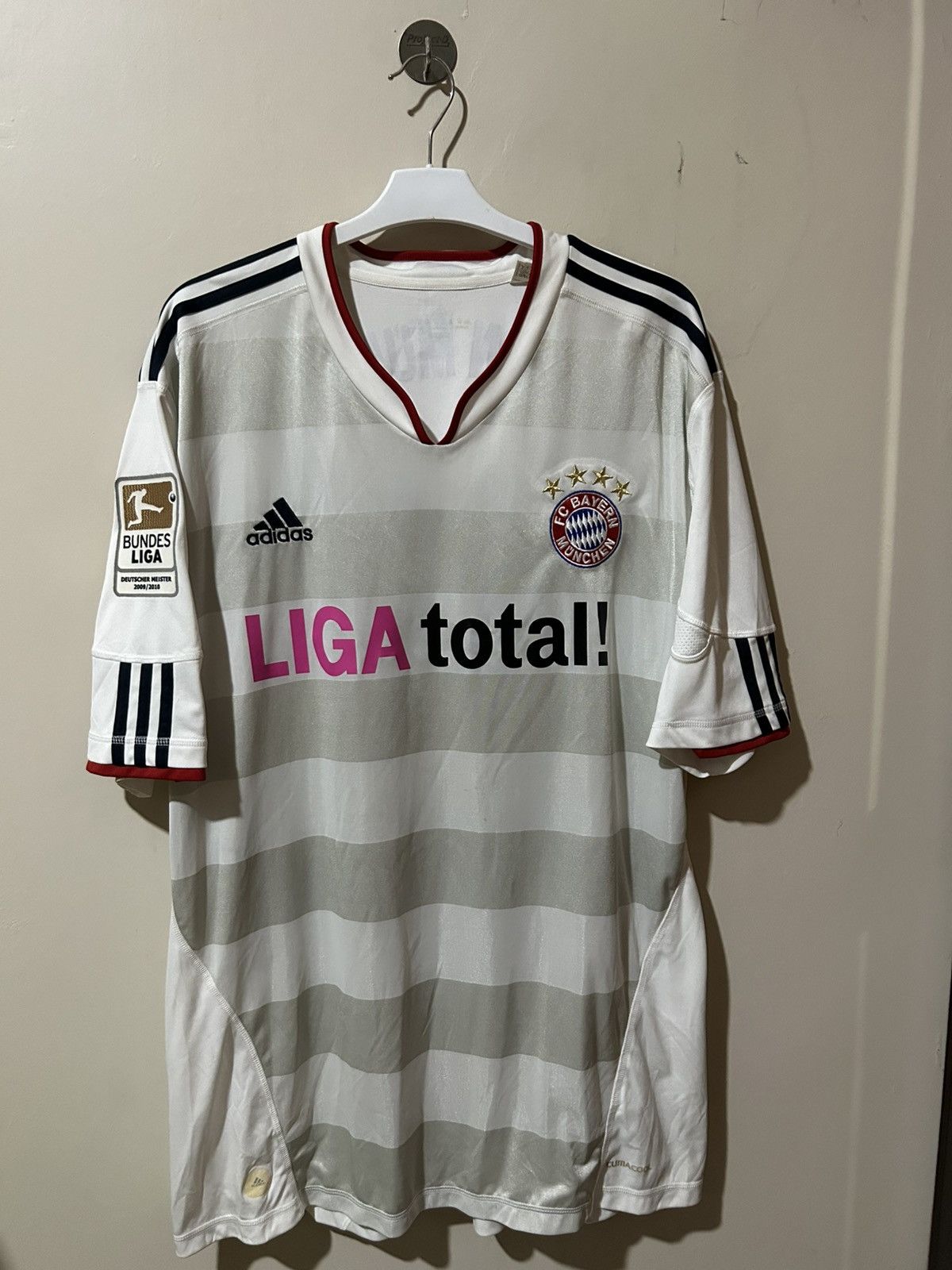 Adidas Bayern munich jersey toni kroos 2010 away Size US XXL / EU 58 / 5 - 1 Thumbnail