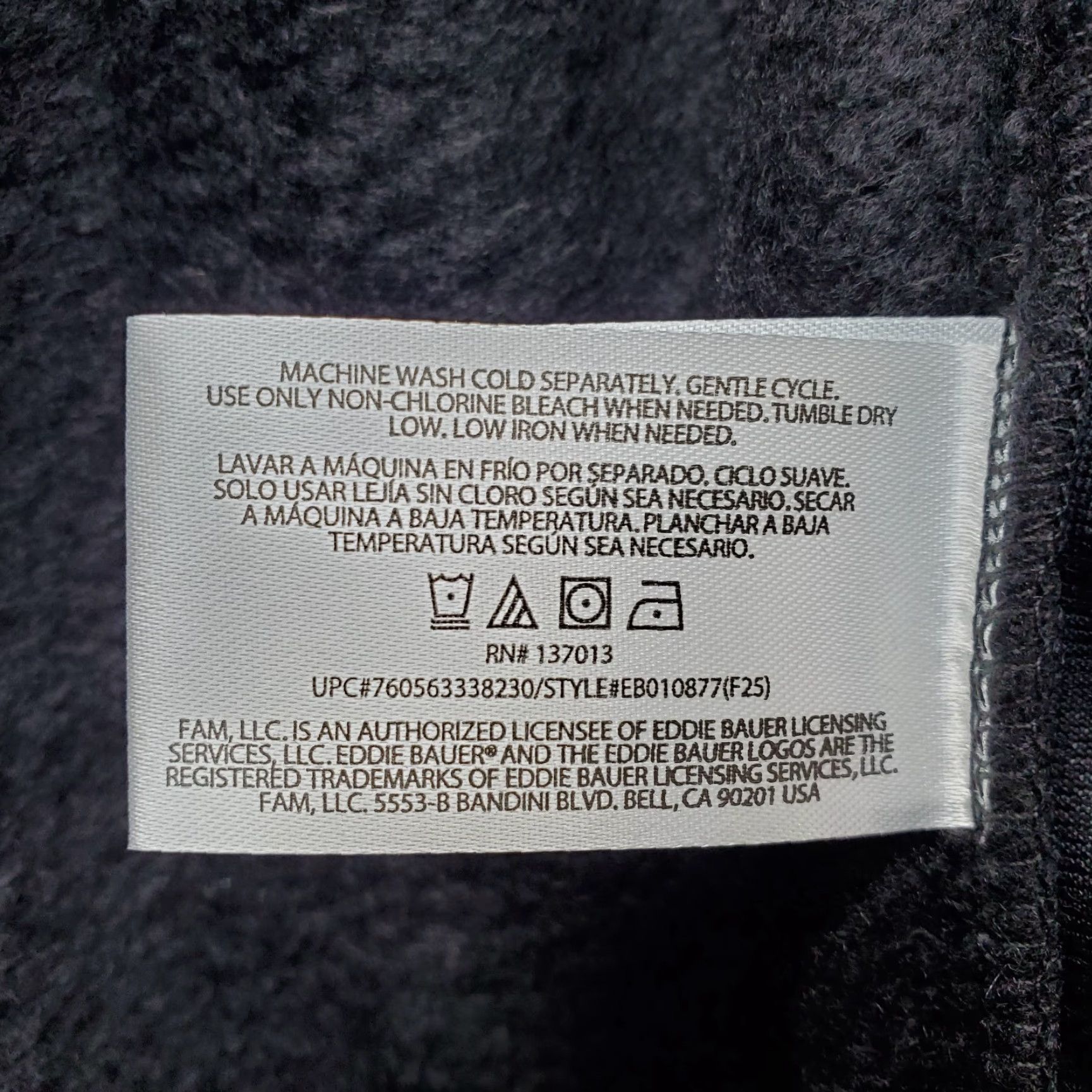 Eddie Bauer Eddie Bauer Zip Up Polar Fleece Jacket Womens M Black EB010877 Size M / US 6-8 / IT 42-44 - 6 Thumbnail