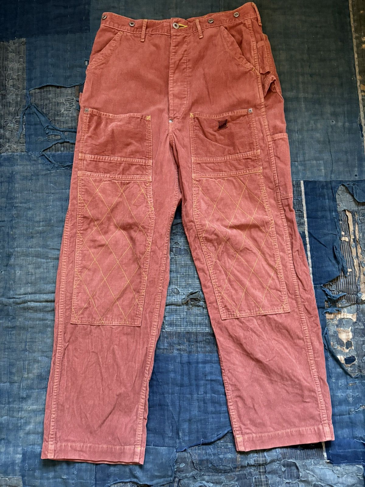 Kapital KAPITAL corduroy Double Knee Lumber Pants m Size US 32 / EU 48 - 1 Thumbnail