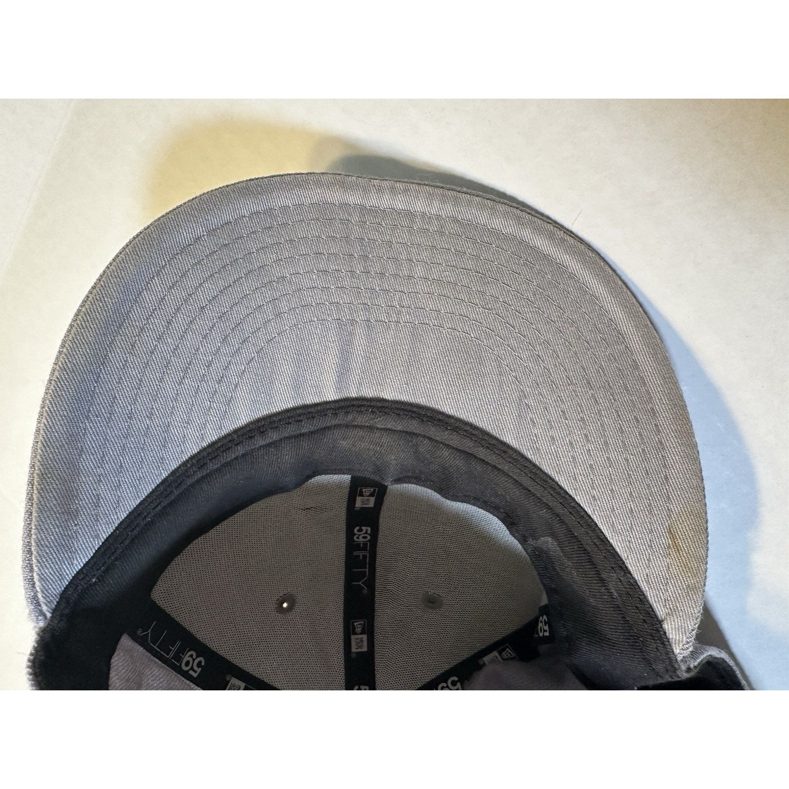 New Era New Era Cooperstown NY Yankees 7 5/8 Fitted Gray Cap/Hat MLB Size ONE SIZE - 10 Thumbnail