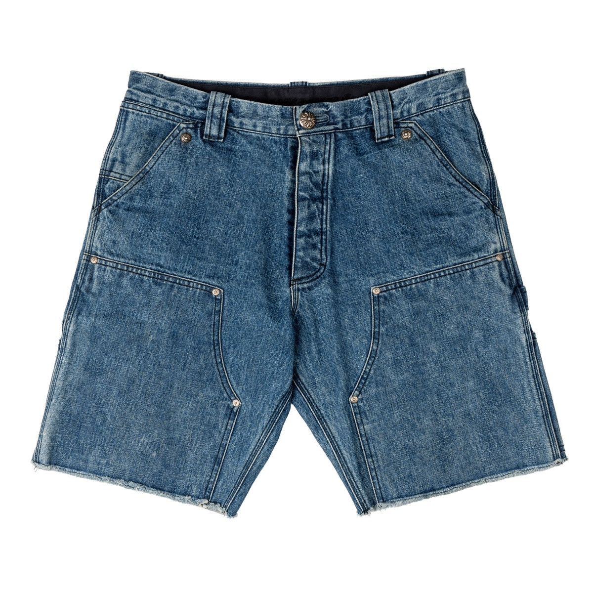 Chrome Hearts Double Knee Carpenter Shorts Indigo Size US 34 / EU 50 - 1 Thumbnail