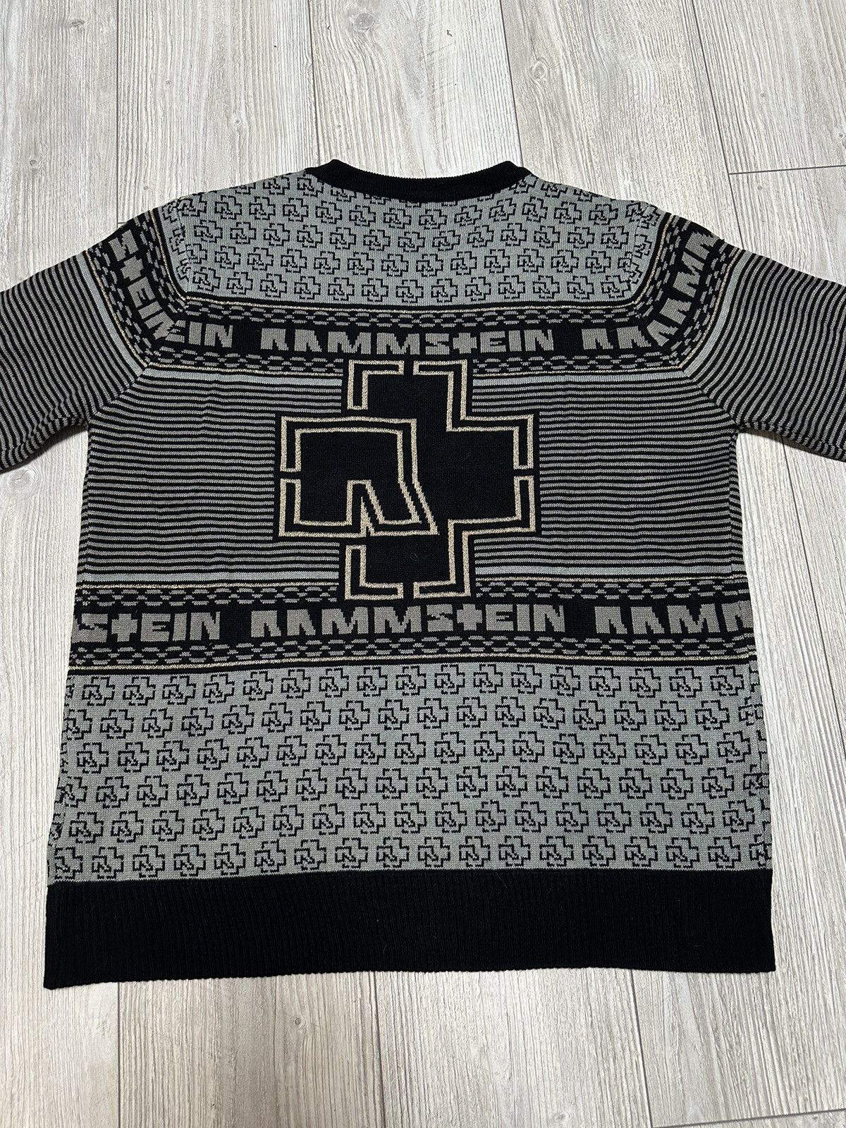 Other VTG Rammstein Rock Band Gray Sweater Center Logo Size US L / EU 52-54 / 3 - 8 Thumbnail