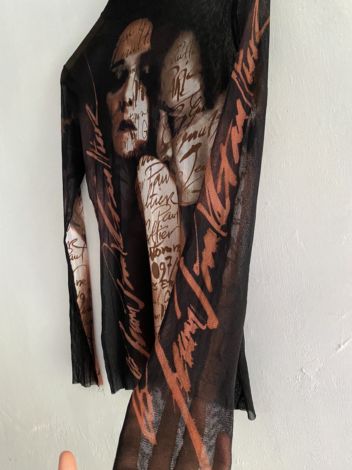 Jean Paul Gaultier AW 97/98 Jean Paul Gaultier kissing lovers mesh top Size US L / EU 52-54 / 3 - 2 Thumbnail