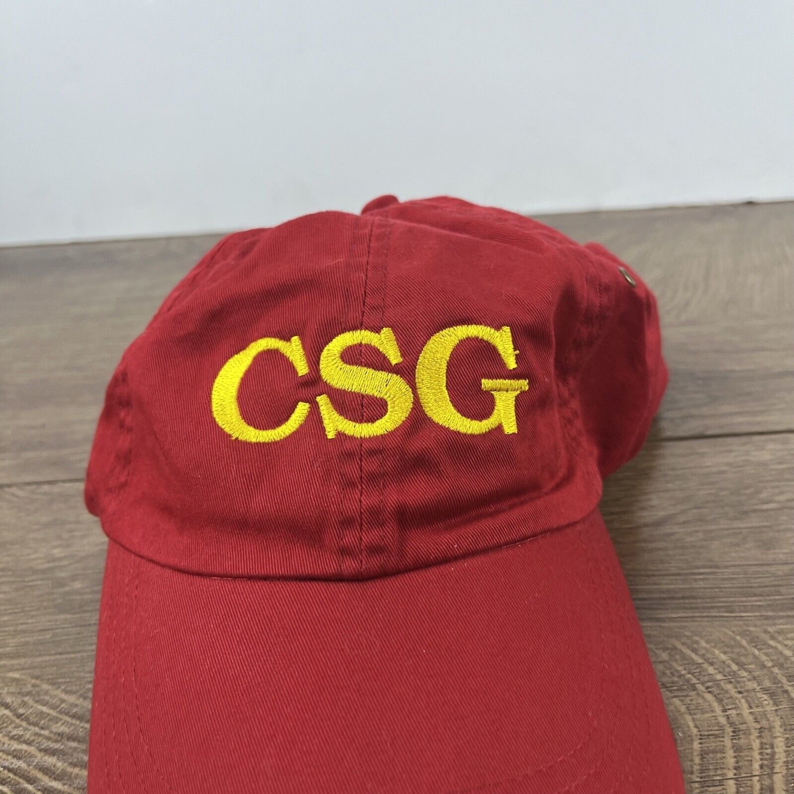 Other CSG Baseball Hat Red Cap Adjustable Hat Red Adult Fit Hat Size ONE SIZE - 6 Thumbnail