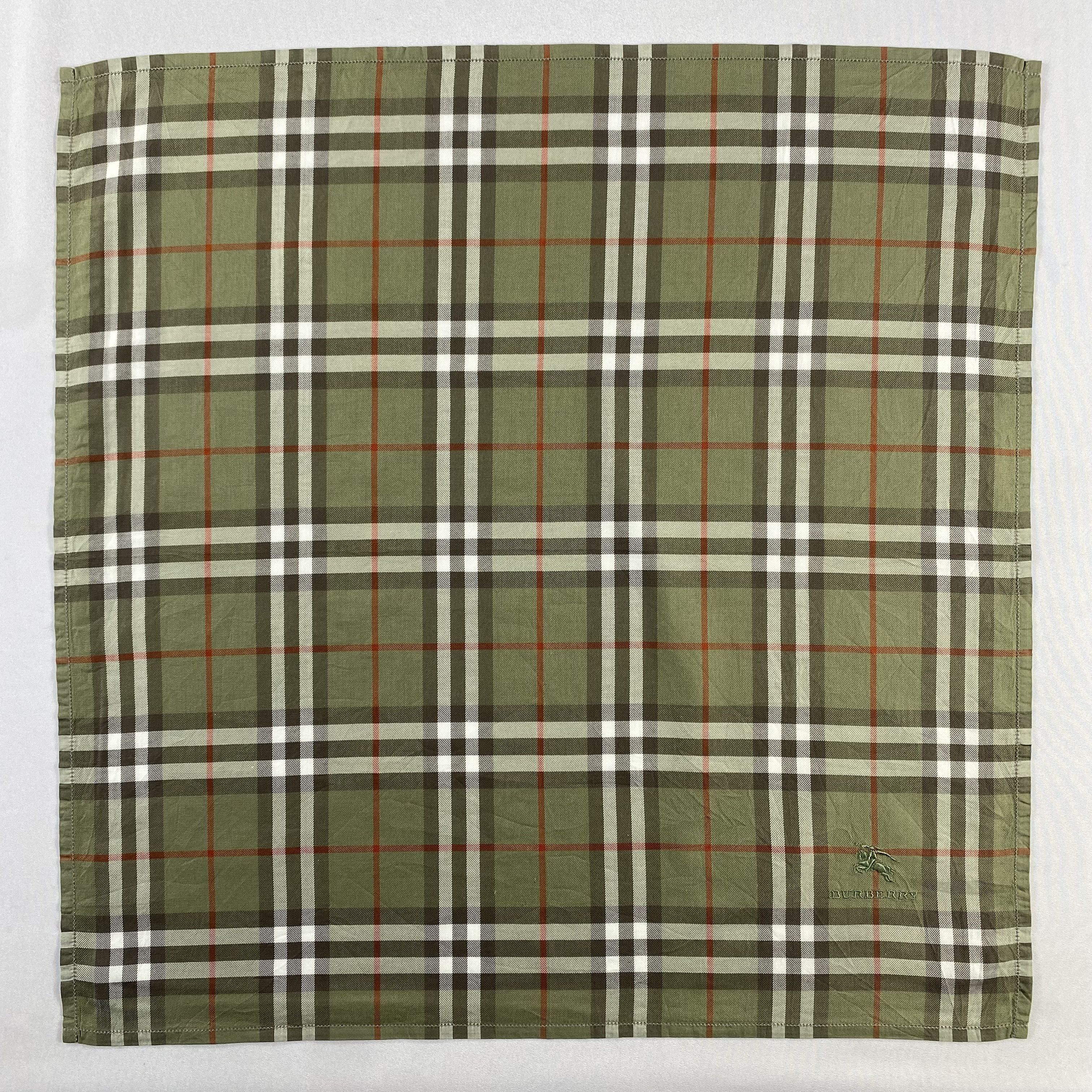 Burberry × Vintage Burberry Handkerchief / Neckerchief / Bandana-P1275 Size ONE SIZE - 1 Thumbnail