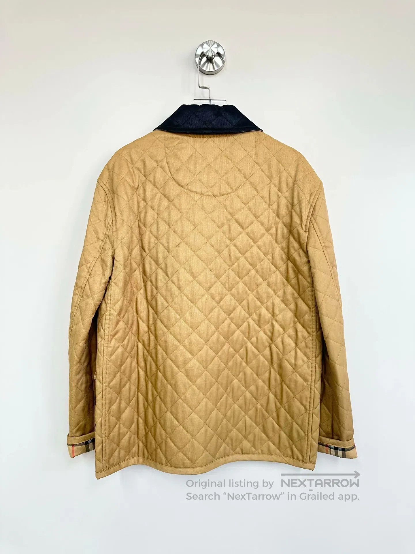 Burberry Burberry Mustard Yellow Collar with Gold Buttons Plaid Cot Size XS / US 0-2 / IT 36-38 - 2 Thumbnail