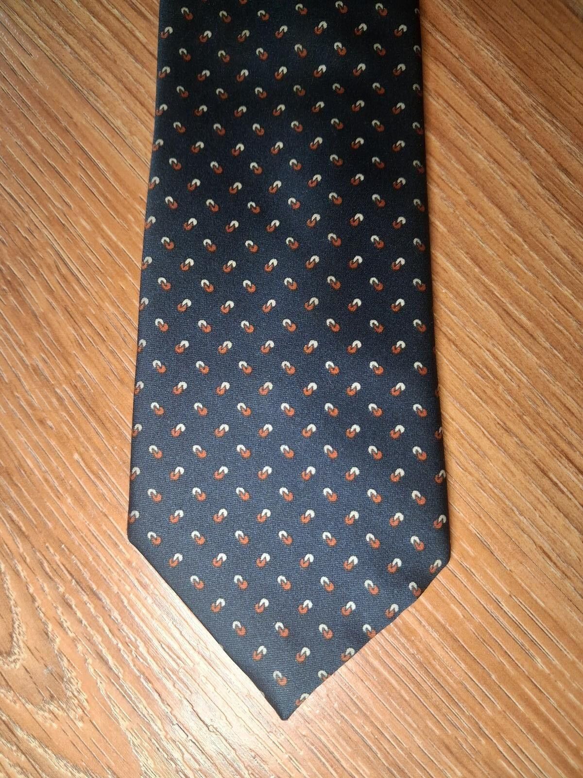 Christian Dior Monsieur Christian Dior Monsieur Tie Navy Multicolor Necktie Size ONE SIZE - 1 Thumbnail