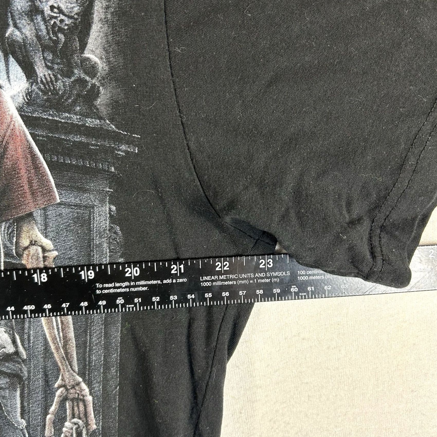 Vintage Spiral Direct Graphic Print T-shirt Mens Large Biker Motorcycle Skull Black Tee Size US L / EU 52-54 / 3 - 7 Thumbnail