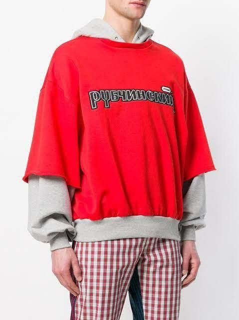 Gosha Rubchinskiy Combo Hoodie | Grailed