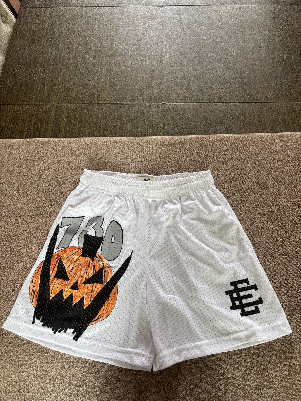 Asspizza × Eric Emanuel ASSPIZZA x Eric Emanuel Halloween Mesh Shorts Size US 34 / EU 50 - 1 Thumbnail