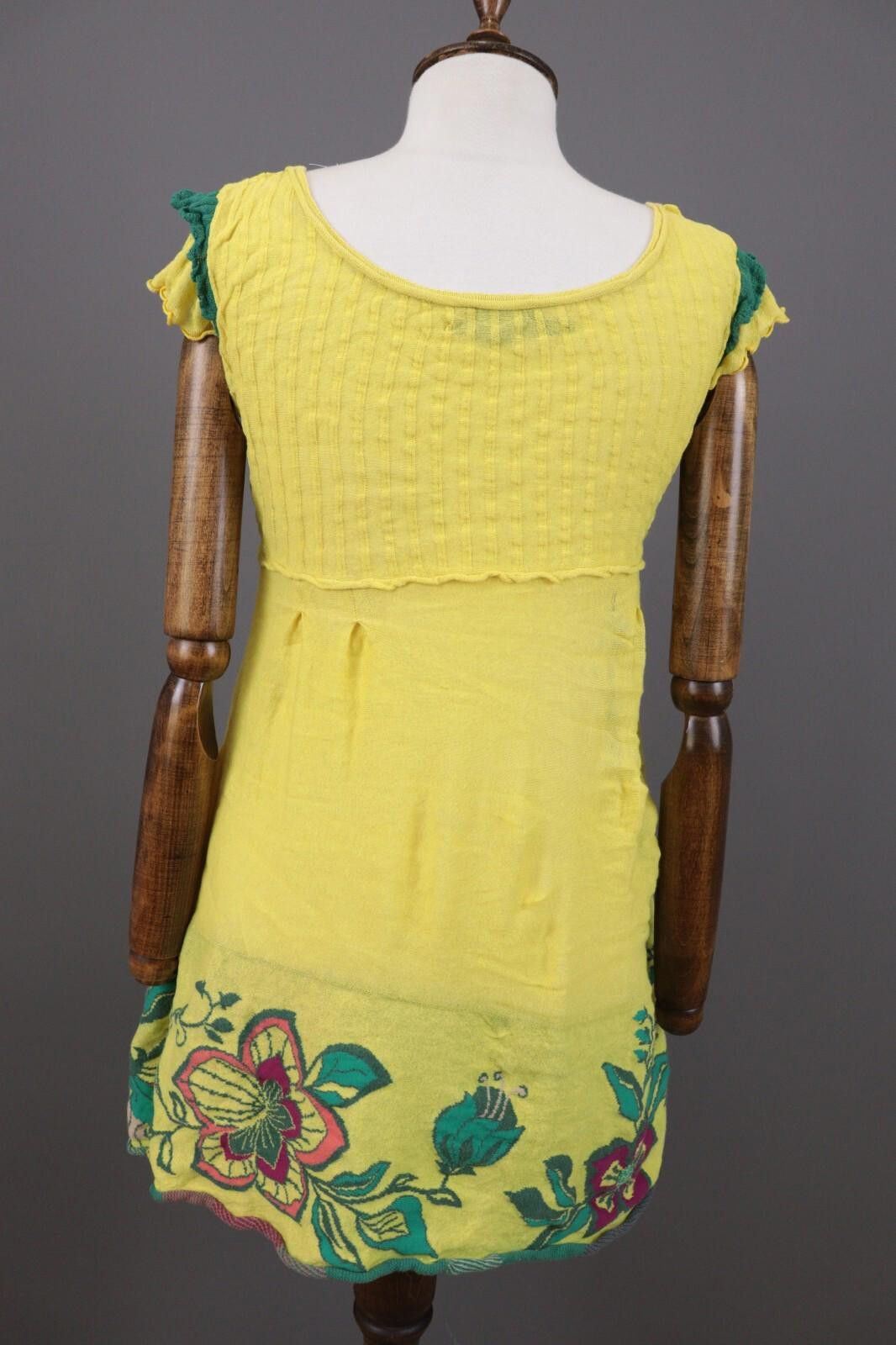 Designer Ivko Handwritten Emotions Floral A-Line Dress Size 36 / S Size M / US 6-8 / IT 42-44 - 10 Thumbnail