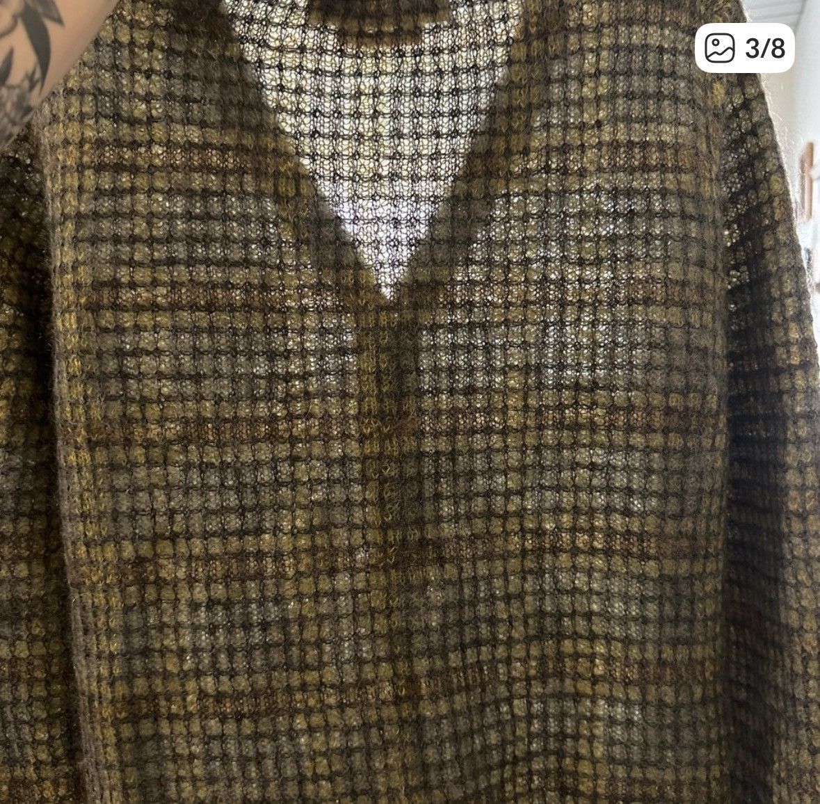 Marni Marni Plaid Mohair Wool Cardigan Size US S / EU 44-46 / 1 - 3 Thumbnail