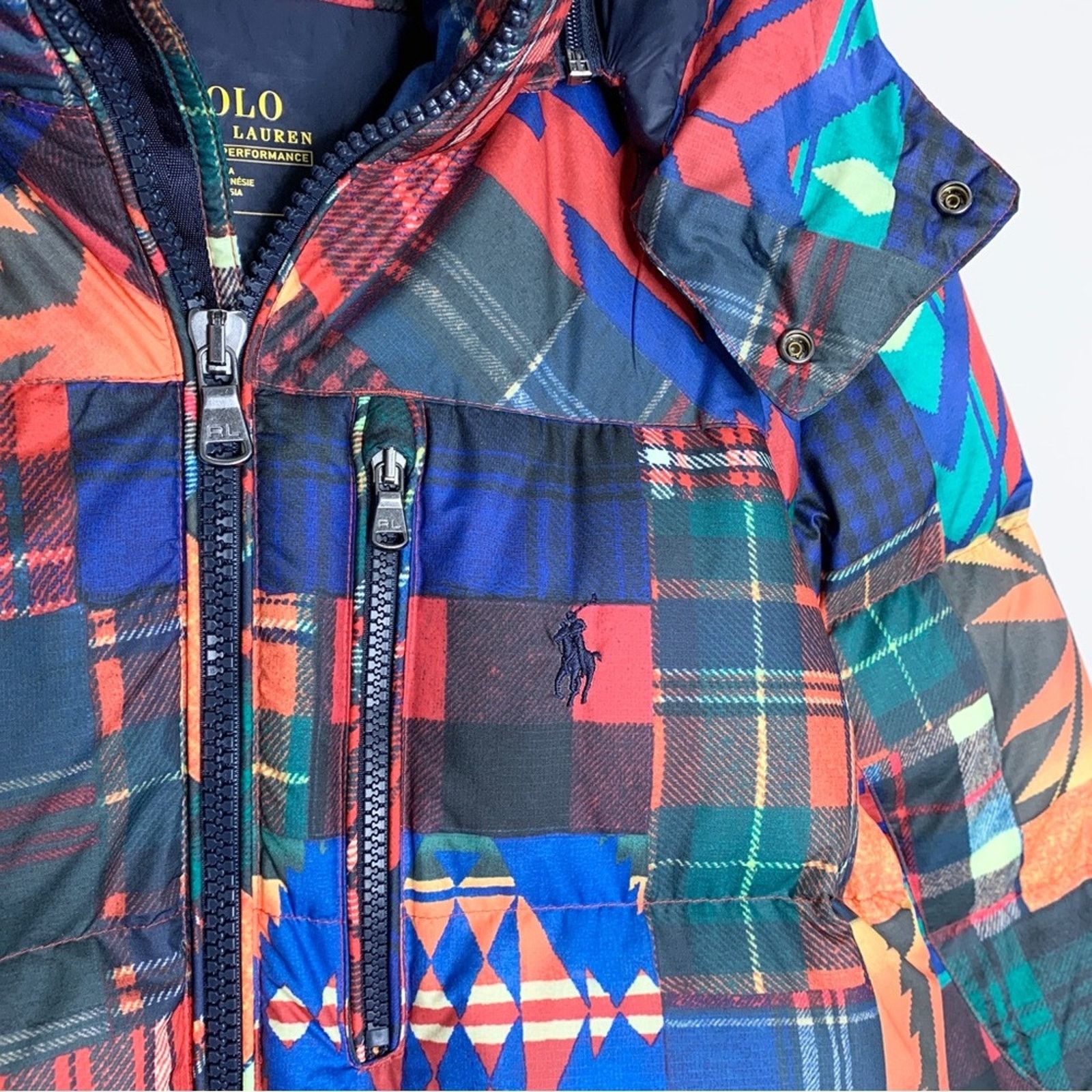 Polo Ralph Lauren Ralph Lauren Polo Patchwork Ripstop Down Puffer (Sz M) Plaid Size US M / EU 48-50 / 2 - 8 Thumbnail
