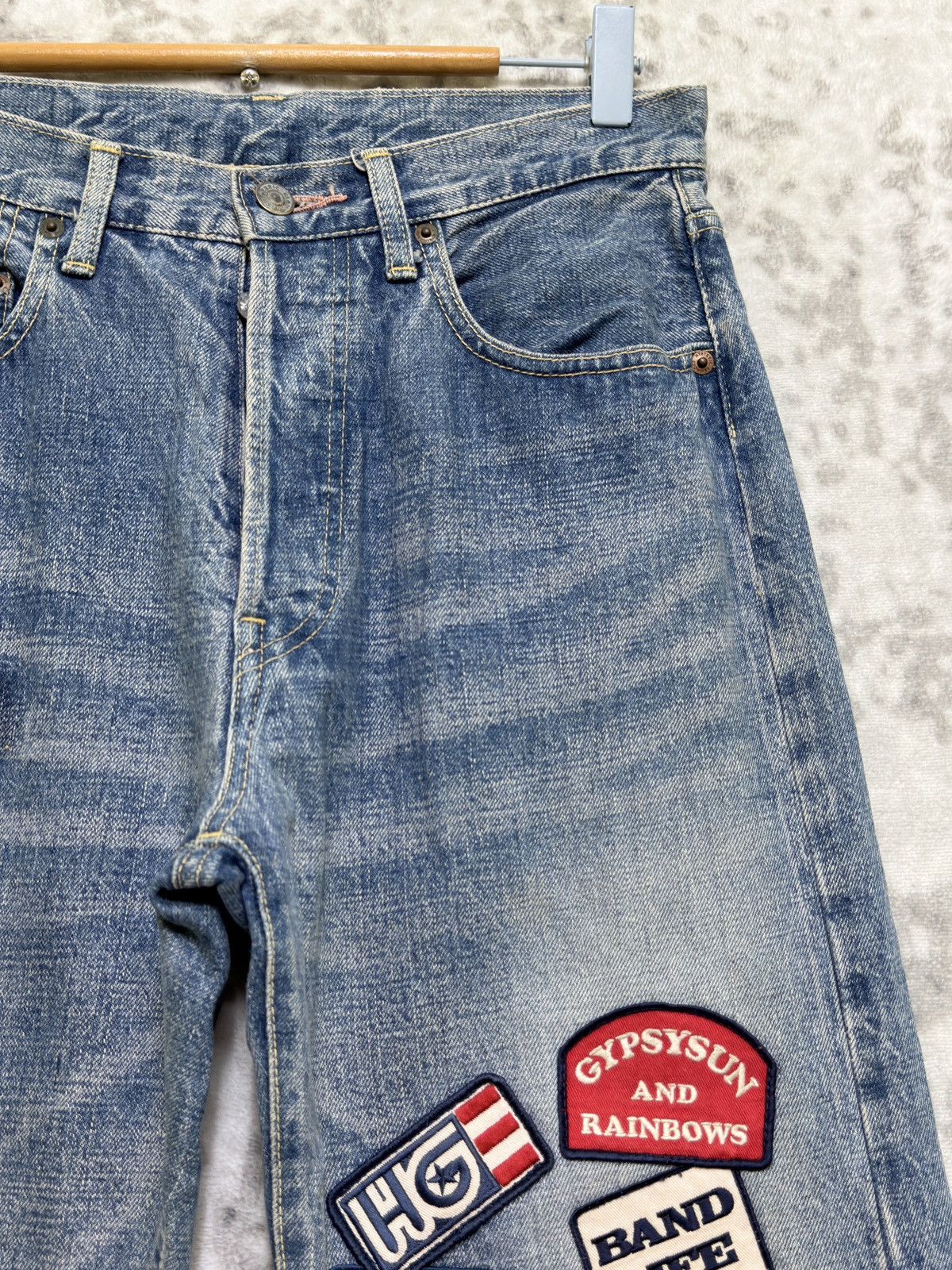 Hysteric Glamour Hysteric Glamour Patchwork Selvedge Denim Tapered Y2K Fit Size US 28 / EU 44 - 5 Thumbnail