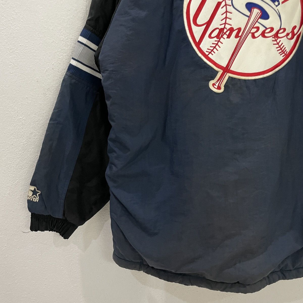 Starter Vintage Starter Yankees Club Baseball Jacket Size US XL / EU 56 / 4 - 11 Thumbnail
