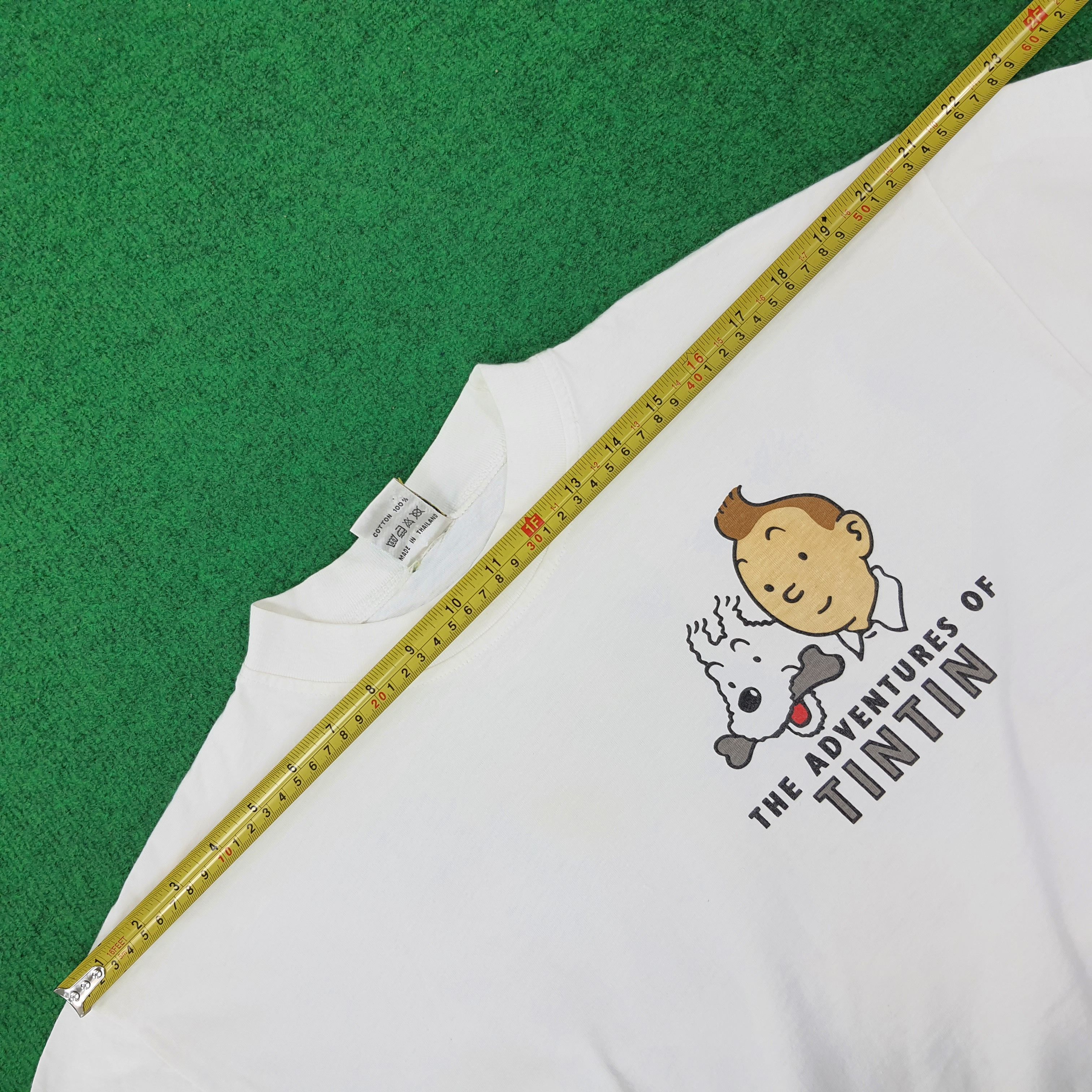 Other Vintage Adventure of TinTin Long Sleeve Tshirt C239N48 Size US L / EU 52-54 / 3 - 8 Thumbnail